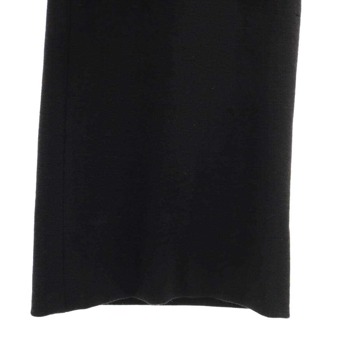 BURBERRY LONDON バーバリーロンドン ウールブレンド ストレートパンツ 40 ブラック系 レディース