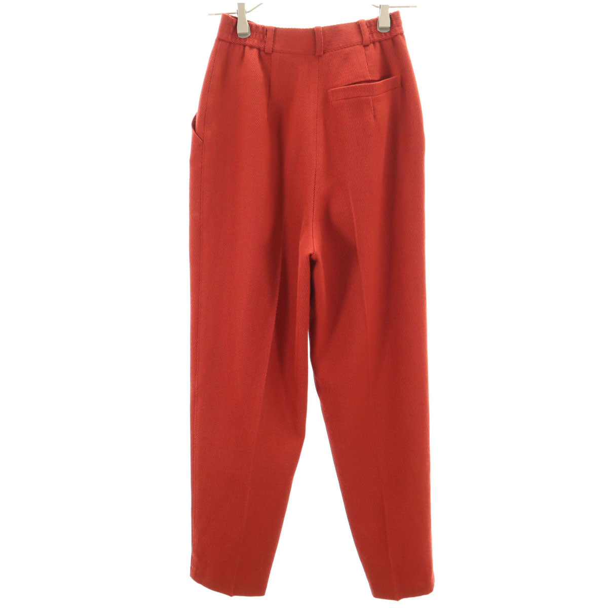 Christian Dior クリスチャンディオール 90s オールド タック ウールパンツ S オレンジ系 レディース