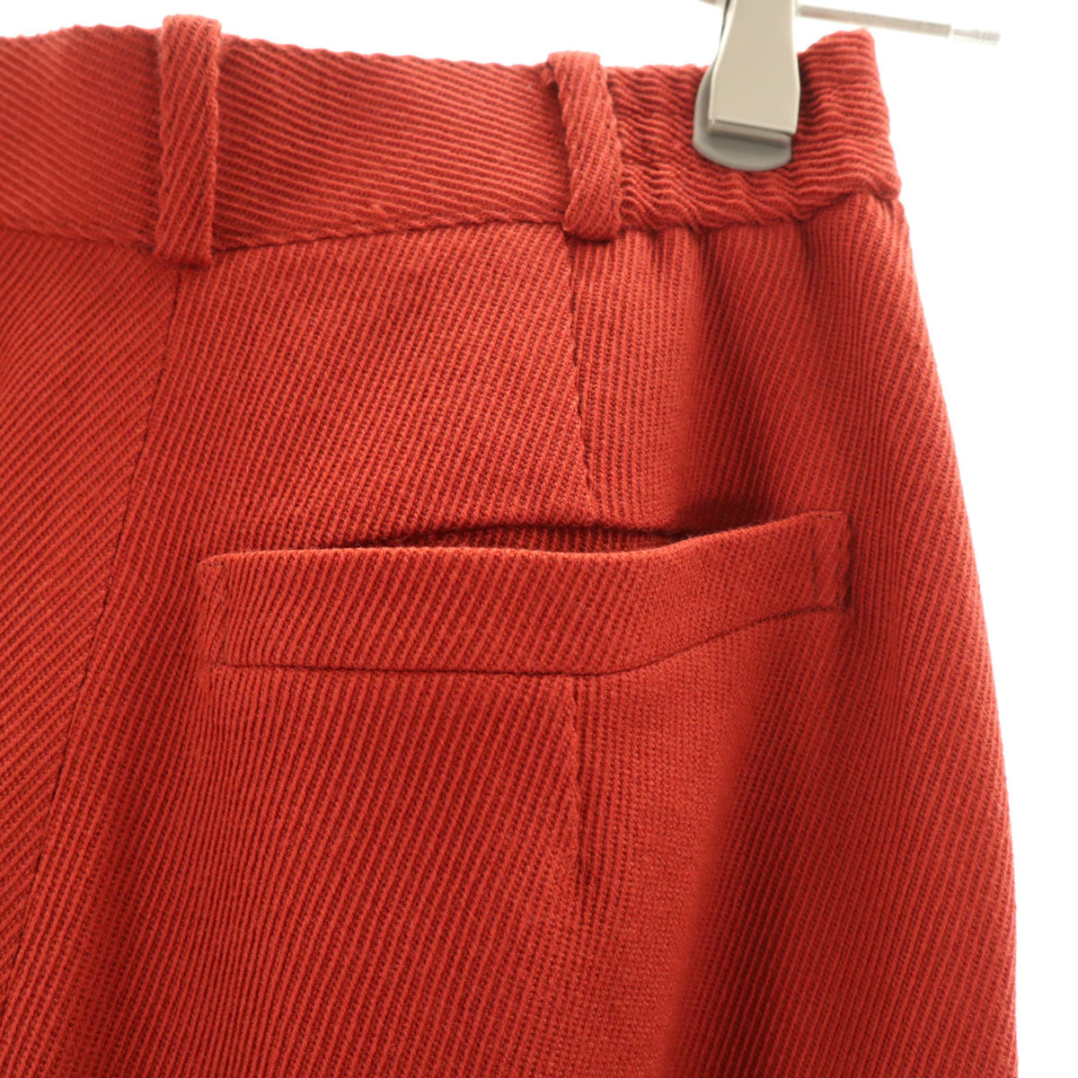 Christian Dior クリスチャンディオール 90s オールド タック ウールパンツ S オレンジ系 レディース