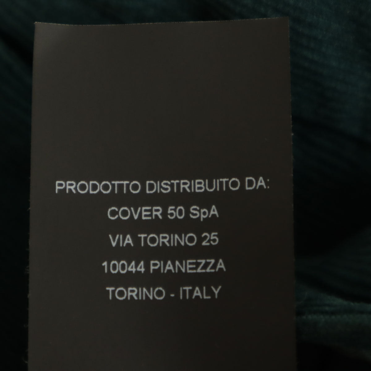 未使用 PT TORINO ピーティートリノ タック コーデュロイパンツ 46 グリーン系 メンズ