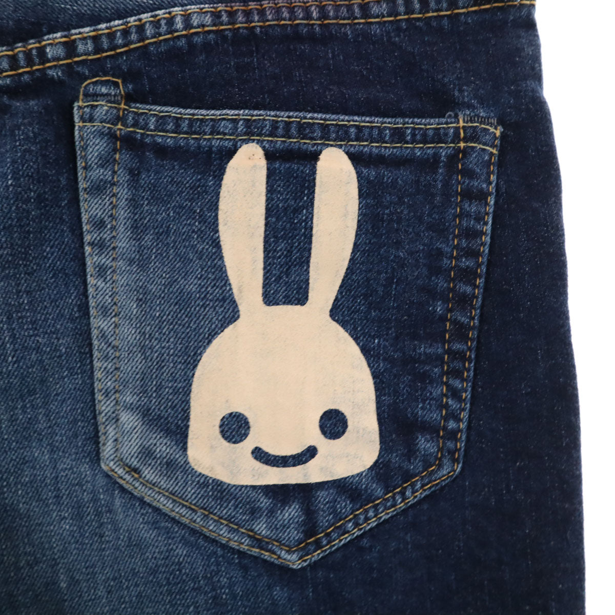 CUNE キューン 未使用 日本製 2連うさぎ デニムパンツ M タグ付き ジーパン ストレッチ レディース