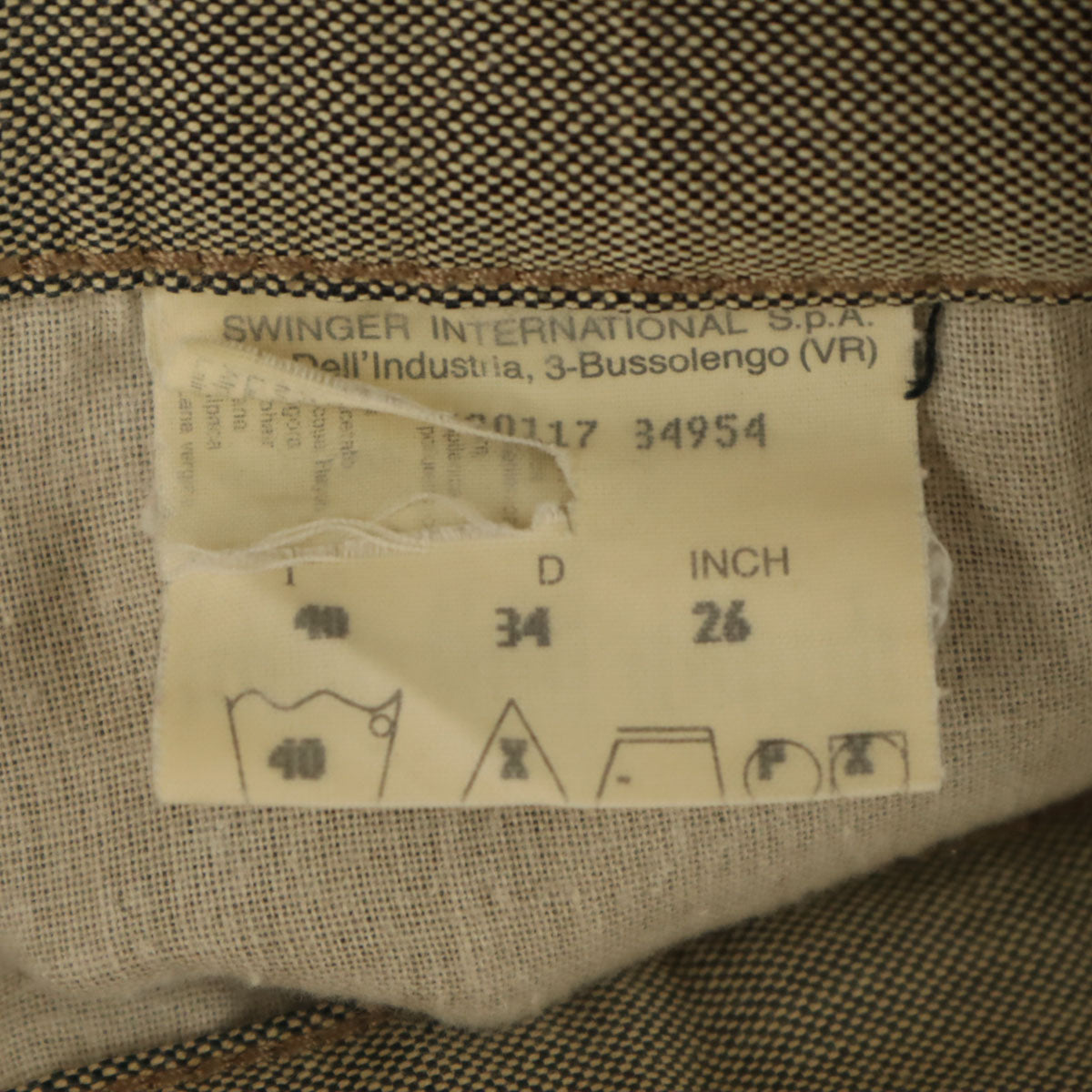 FENDI Jeans フェンディ ジーンズ イタリア製 スリムパンツ W26 オリーブ系 レディース