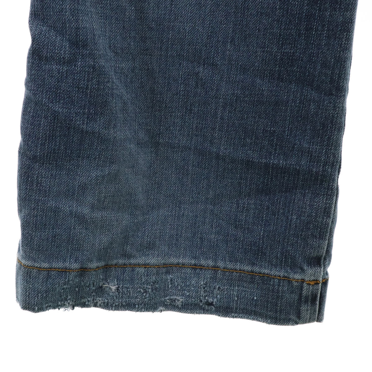 DOLCE&GABBANA ドルチェアンドガッバーナ イタリア製 ヴィンテージ加工 ブーツカットデニムパンツ 40 インディゴブルー ジーンズ レディース