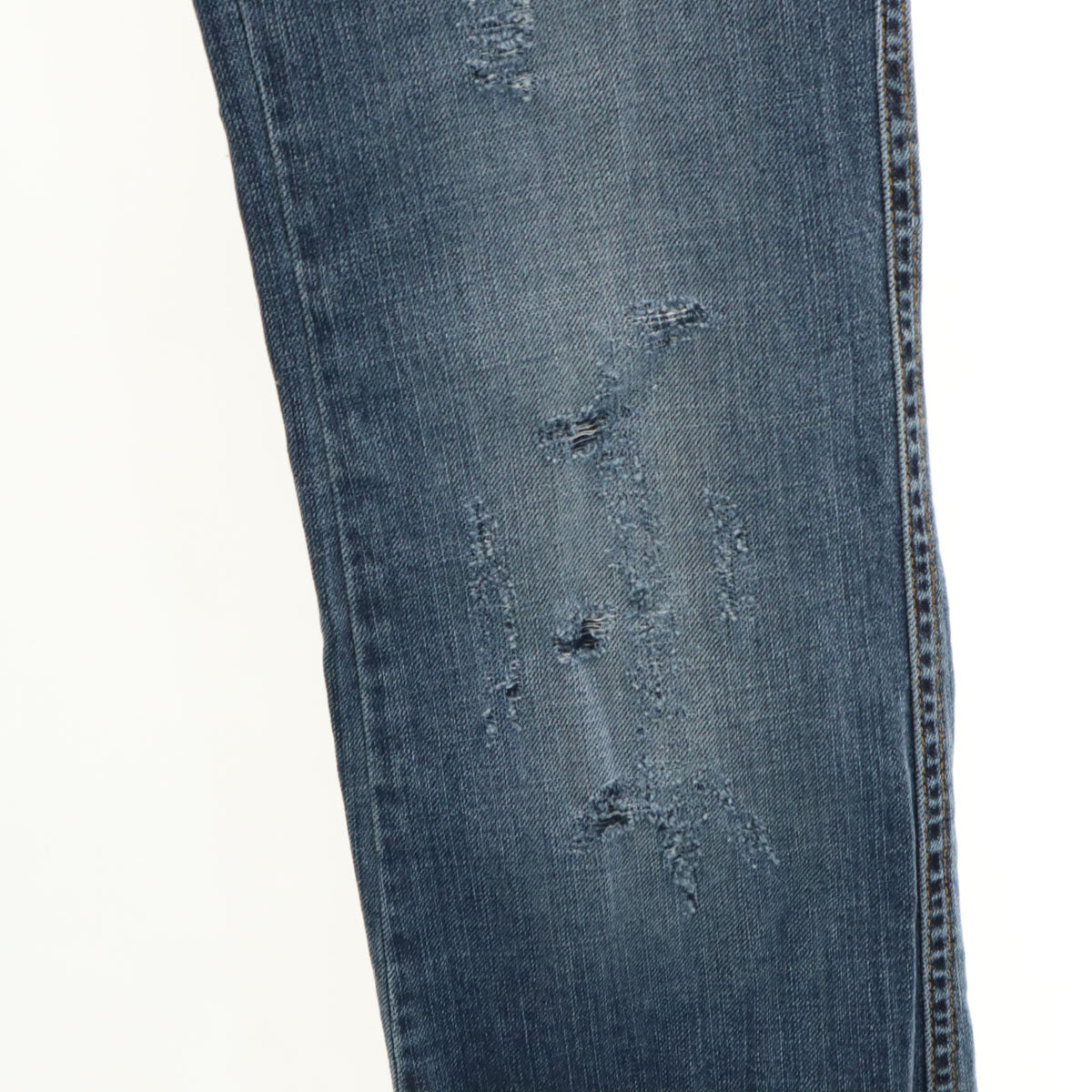 DOLCE&GABBANA ドルチェアンドガッバーナ イタリア製 ヴィンテージ加工 ブーツカットデニムパンツ 40 インディゴブルー ジーンズ レディース