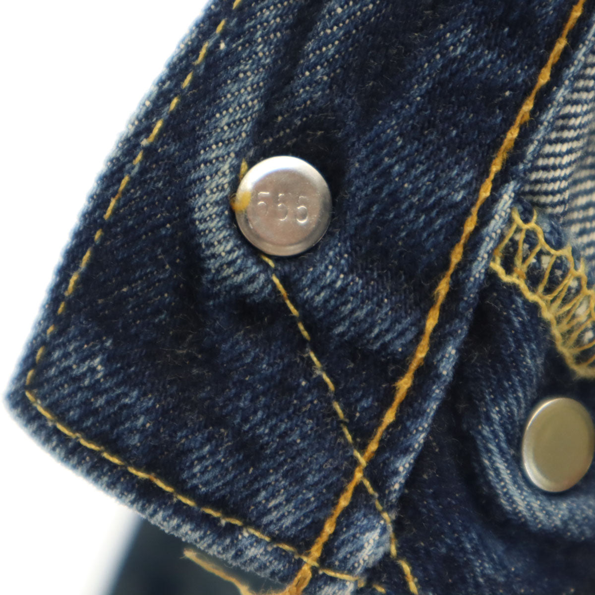 Levi's リーバイス 90s 501XX USA製 バレンシア工場 555 ビッグE オールド ストレートデニムパンツ W33 インディゴブルー ジーンズ Vステッチ 隠しリベット 赤耳 メンズ