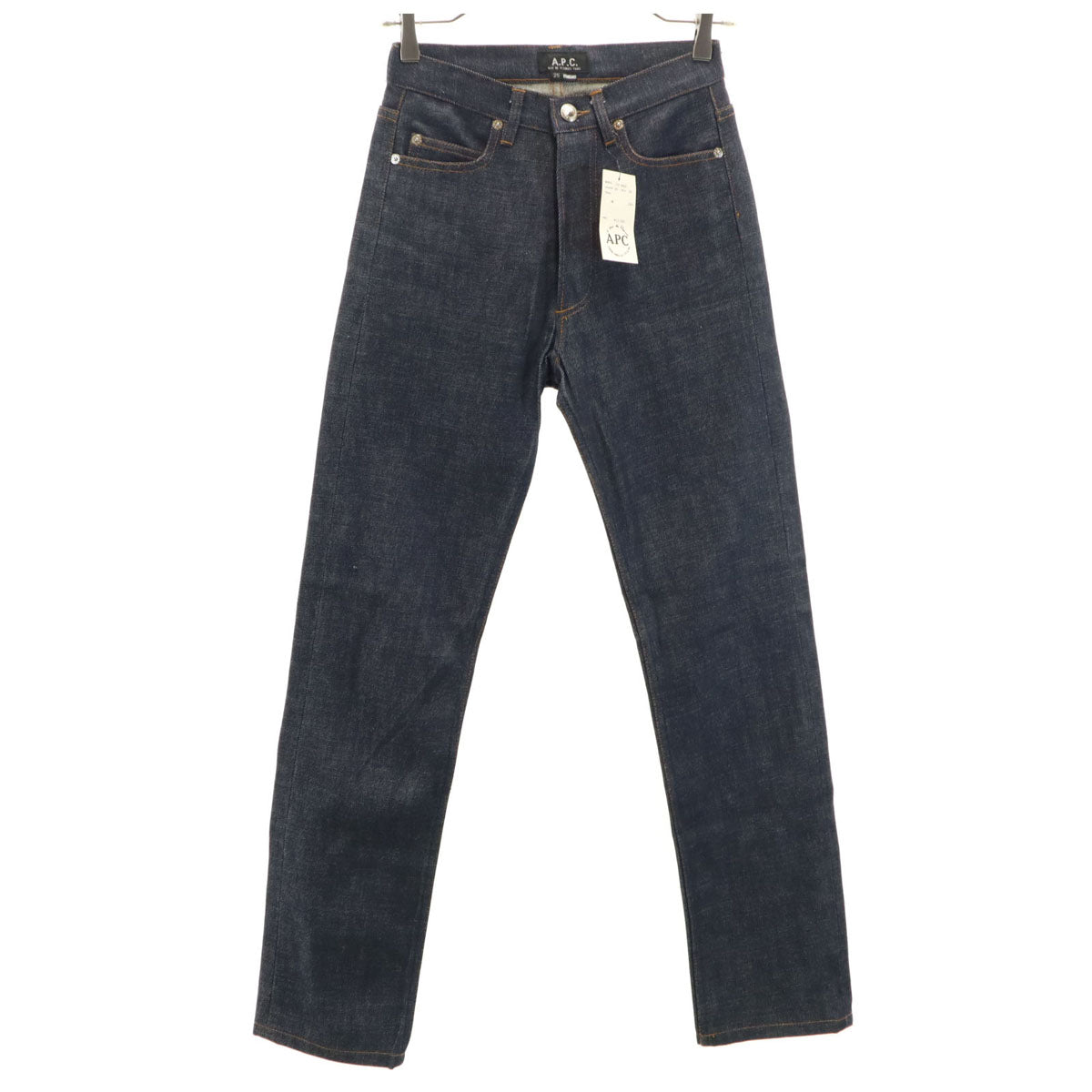 未使用 A.P.C. アーペーセー 日本製 スタンダード デニムパンツ W25 インディゴ ジーンズ レディース