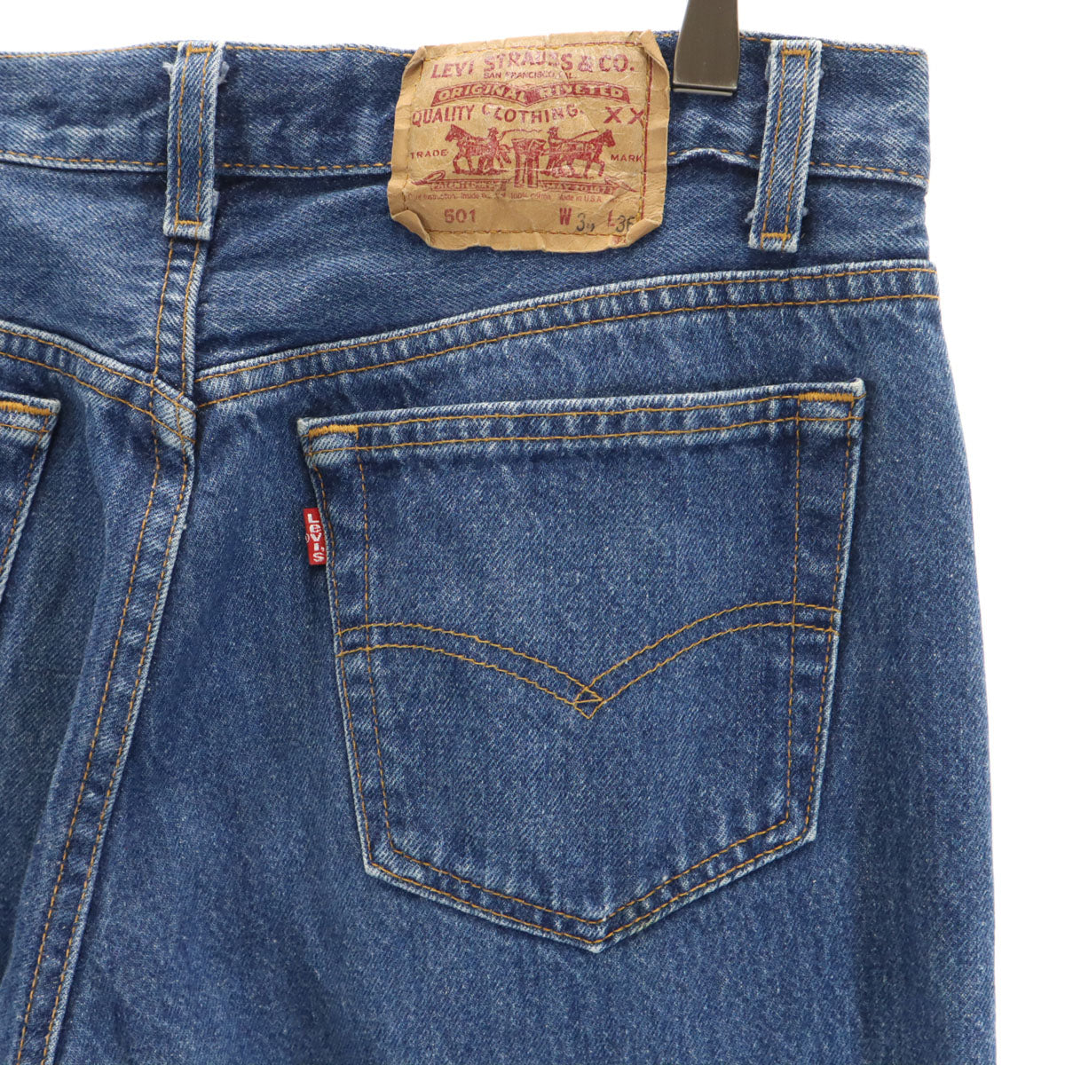 Levi's リーバイス 80s 501 USA製 オールド ストレートデニムパンツ W34 ウォッシュブルー ジーンズ メンズ