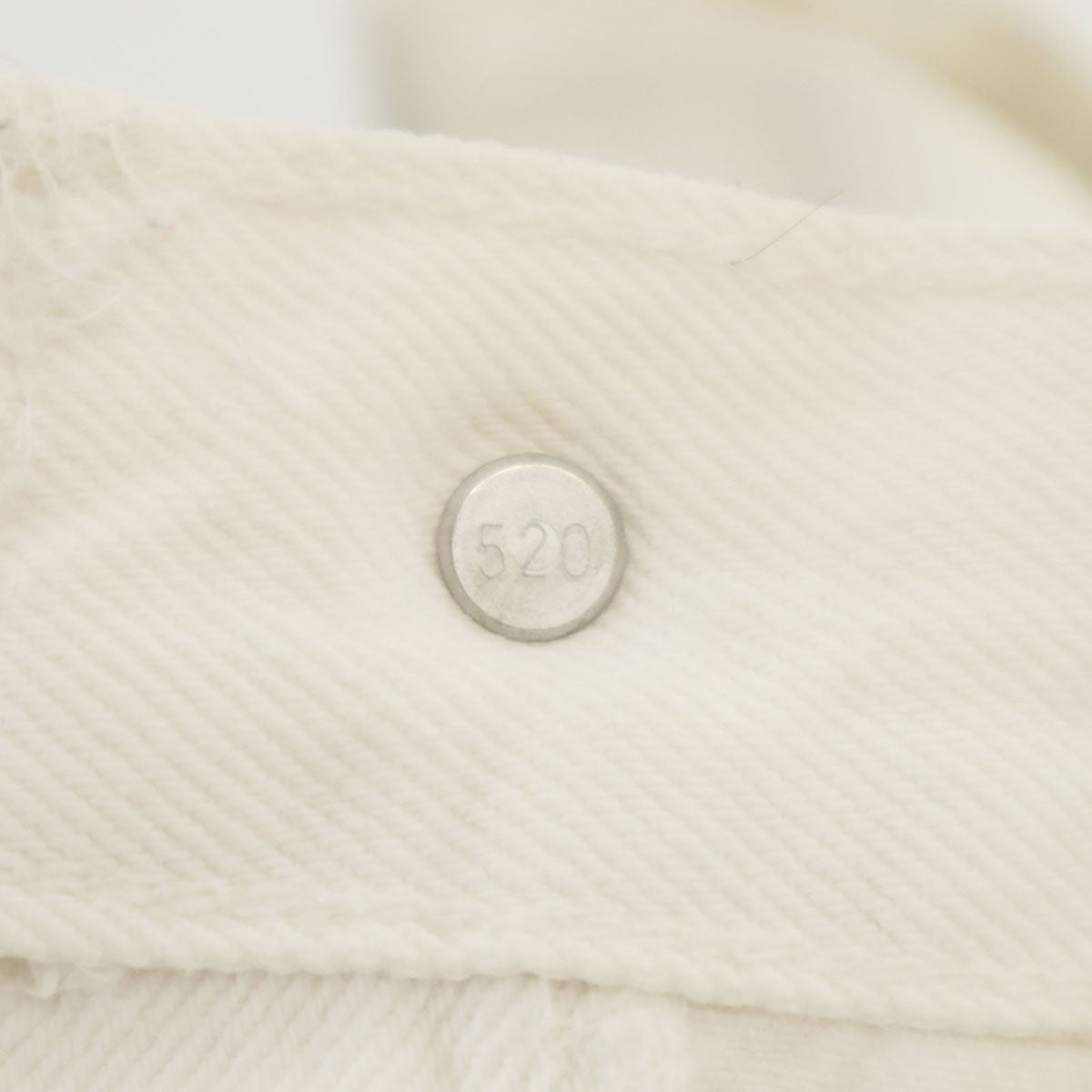 Levi's リーバイス 80s USA製 オールド ストレートデニムパンツ W30 白 ジーンズ ボタンフライ メンズ