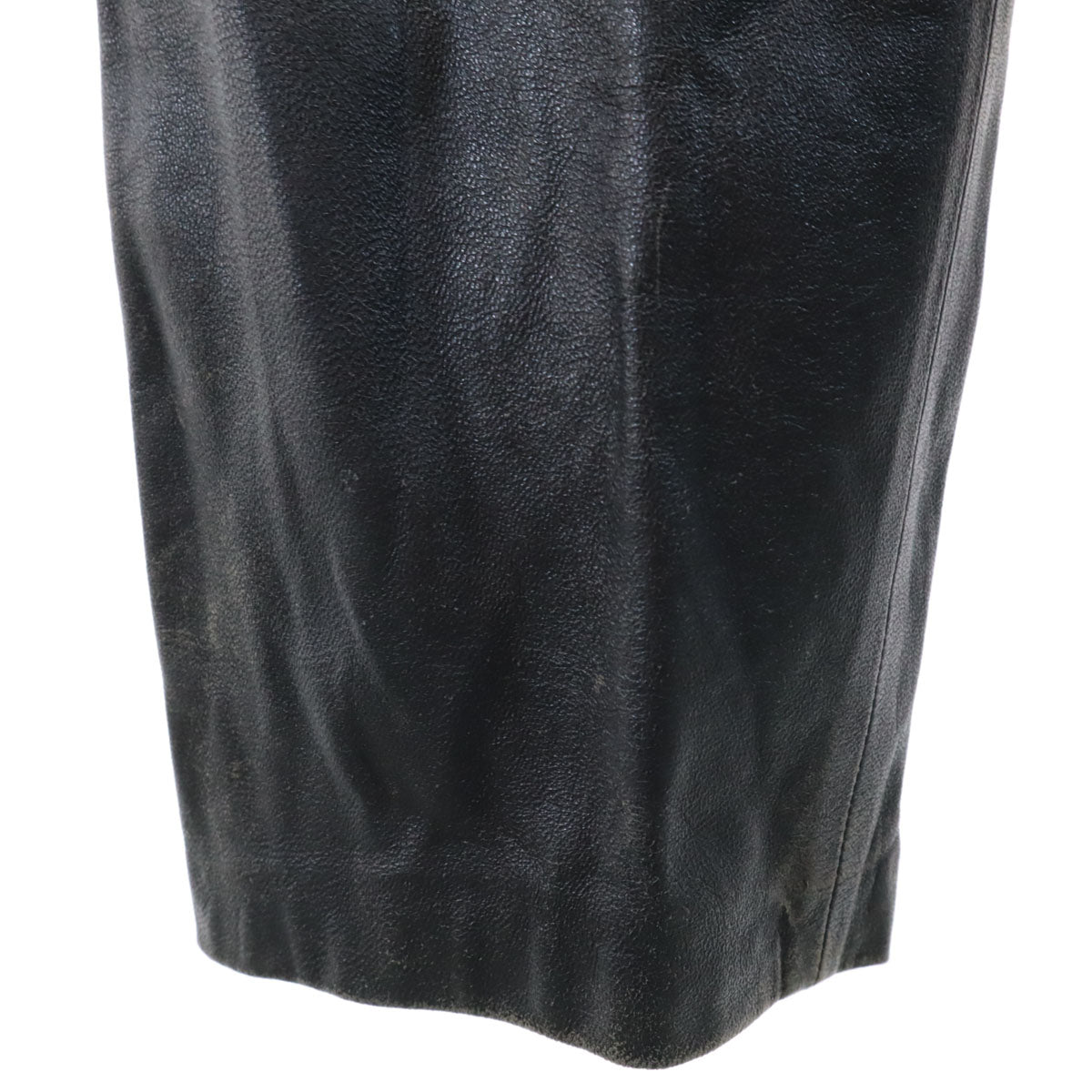 BEBE SPORT 80s 90s USA製 オールド 本革 レザーパンツ W30 ブラック レディース