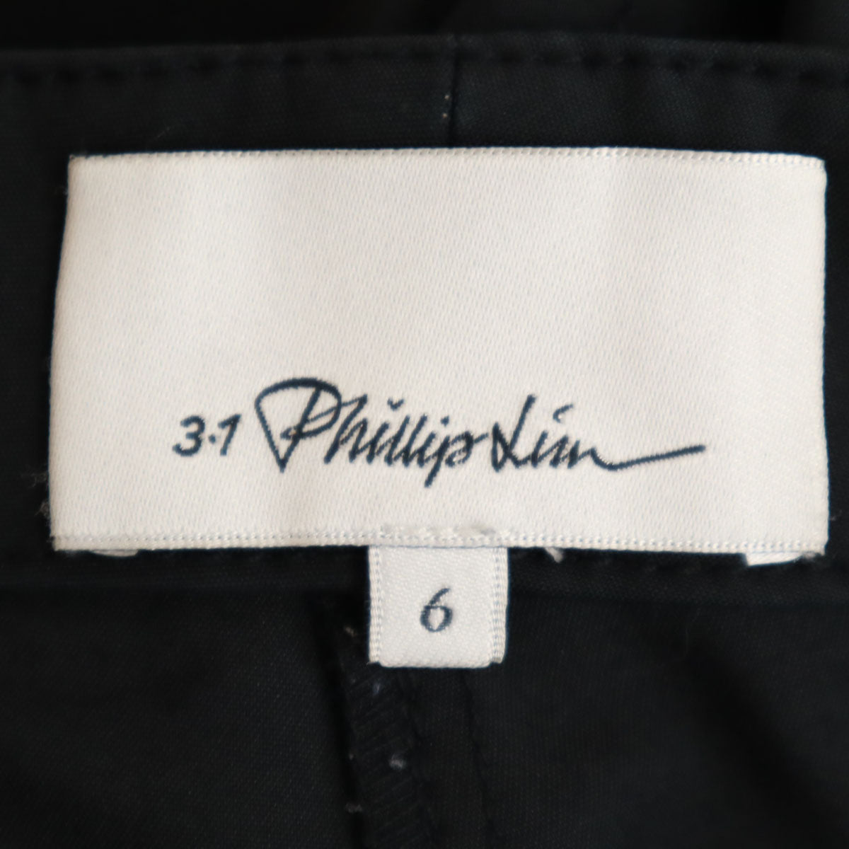 3.1 Phillip Lim 3.1フィリップリム USA製 カーゴパンツ 6 ブラック レディース