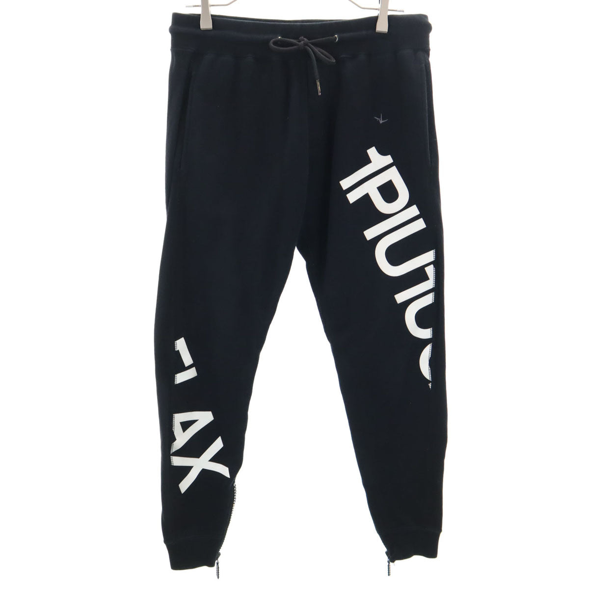 1piu1uguale3 RELAX ウノピゥウノウグァーレトレ リラックス スウェット ジョガーパンツ L ブラック メンズ