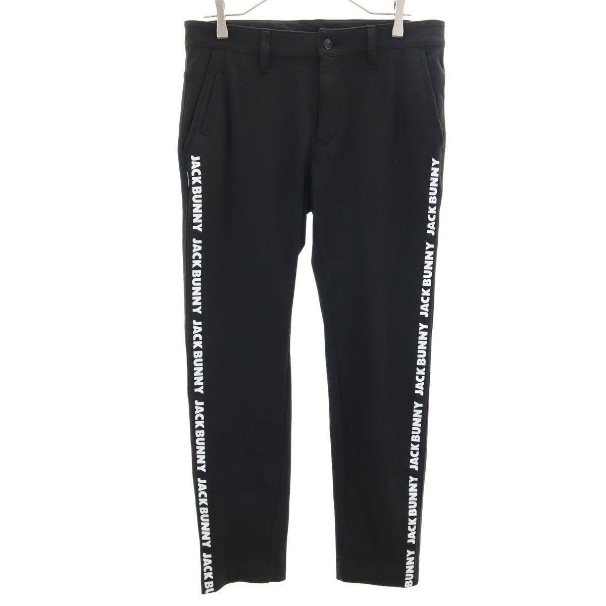 Jack Bunny!! ジャックバニー ゴルフ ウォーム スリムパンツ 4 ブラック サイドライン メンズ