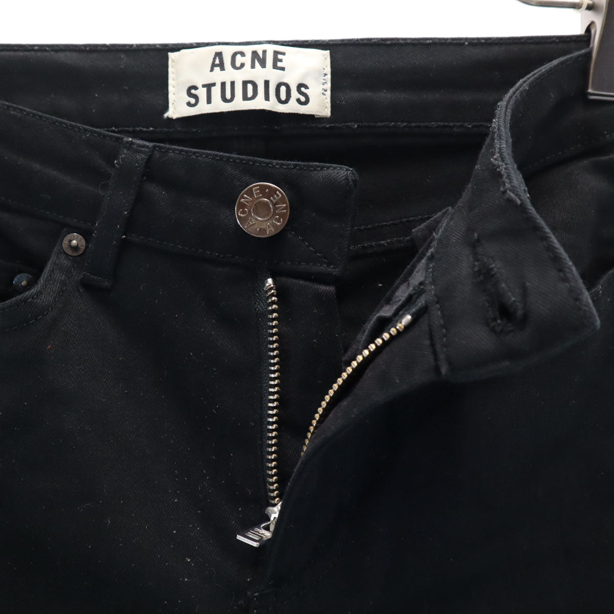 ACNE STUDIOS アクネストゥディオズ スキニーパンツ W24 黒 ストレッチ レディース