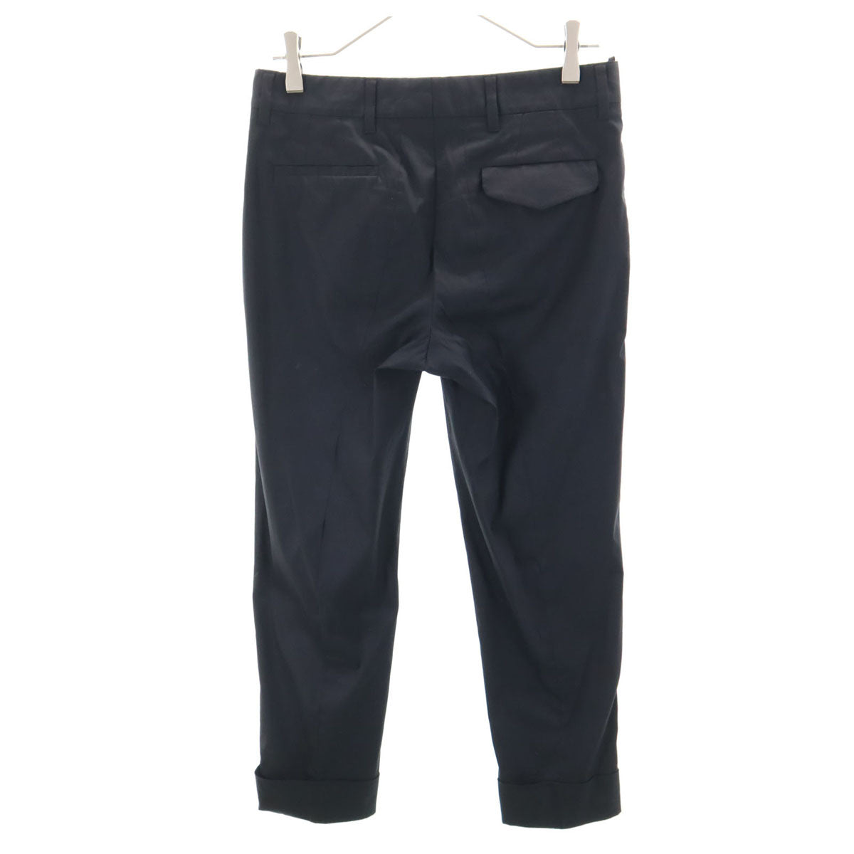 MIUMIU ミュウミュウ イタリア製 テーパードパンツ 38 ブラック レディース
