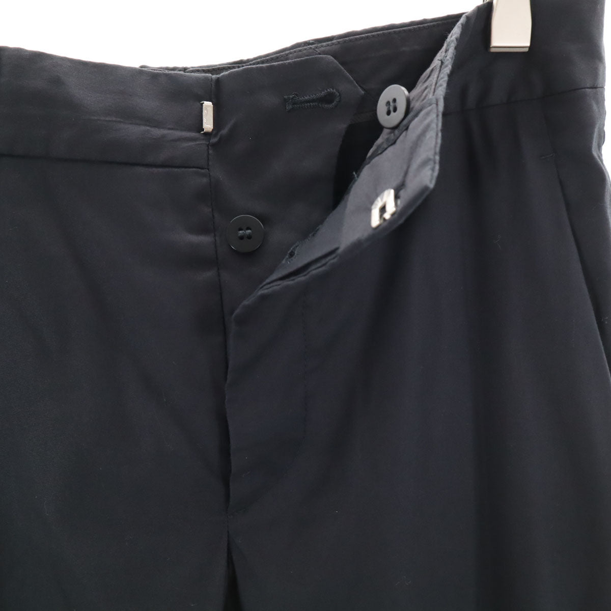 MIUMIU ミュウミュウ イタリア製 テーパードパンツ 38 ブラック レディース