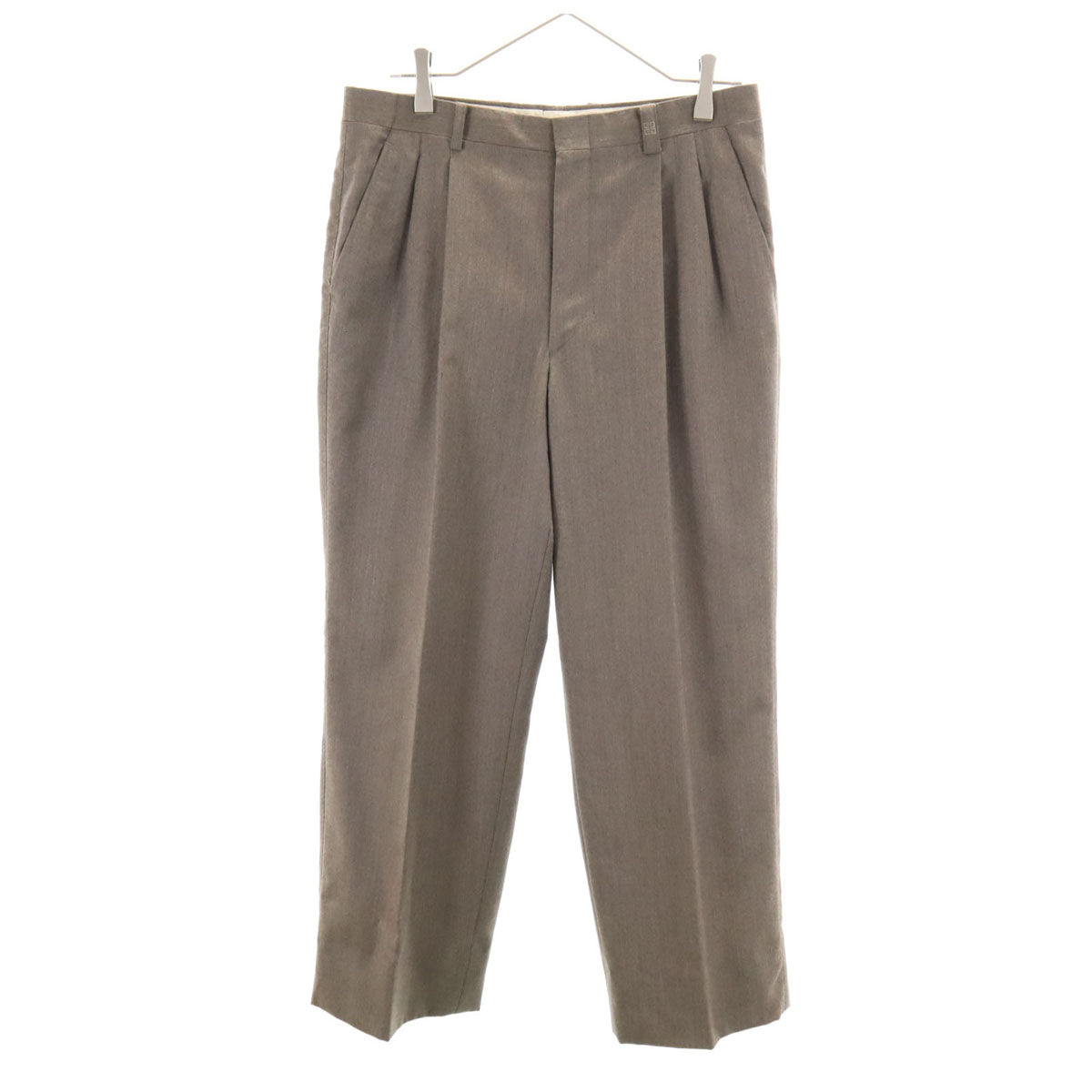 GIVENCHY MONSIEUR ジバンシィ ムッシュ 90s オールド スラックスパンツ 80 グレーブラウン系 メンズ