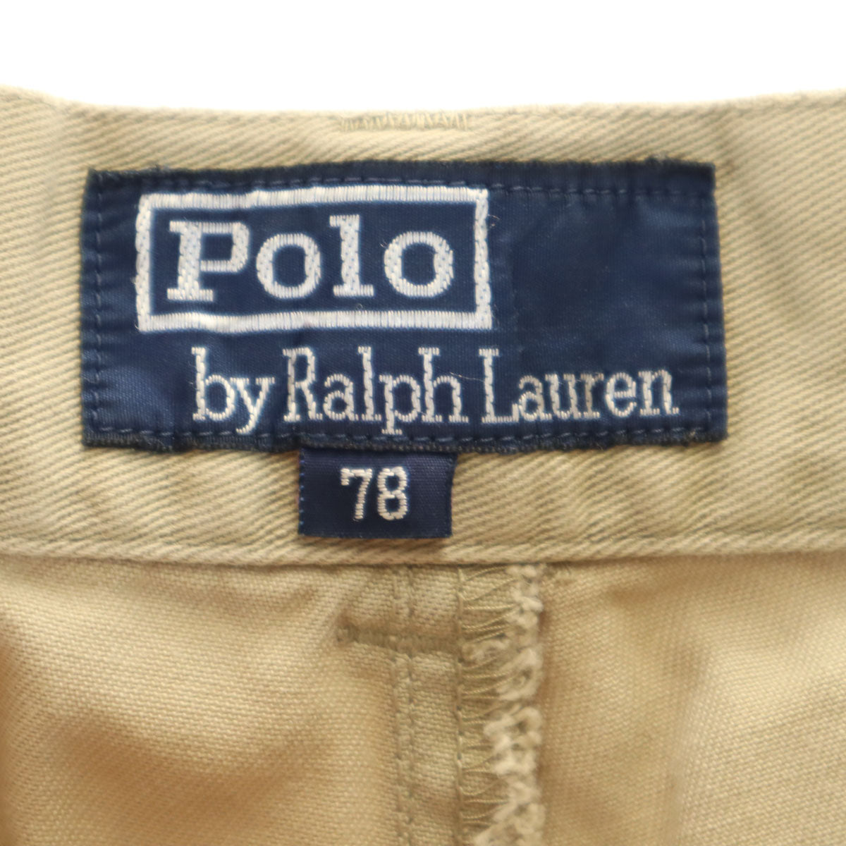 Polo by Ralph Lauren ポロバイラルフローレン 90s オールド ツータック チノパンツ 78 ベージュ メンズ