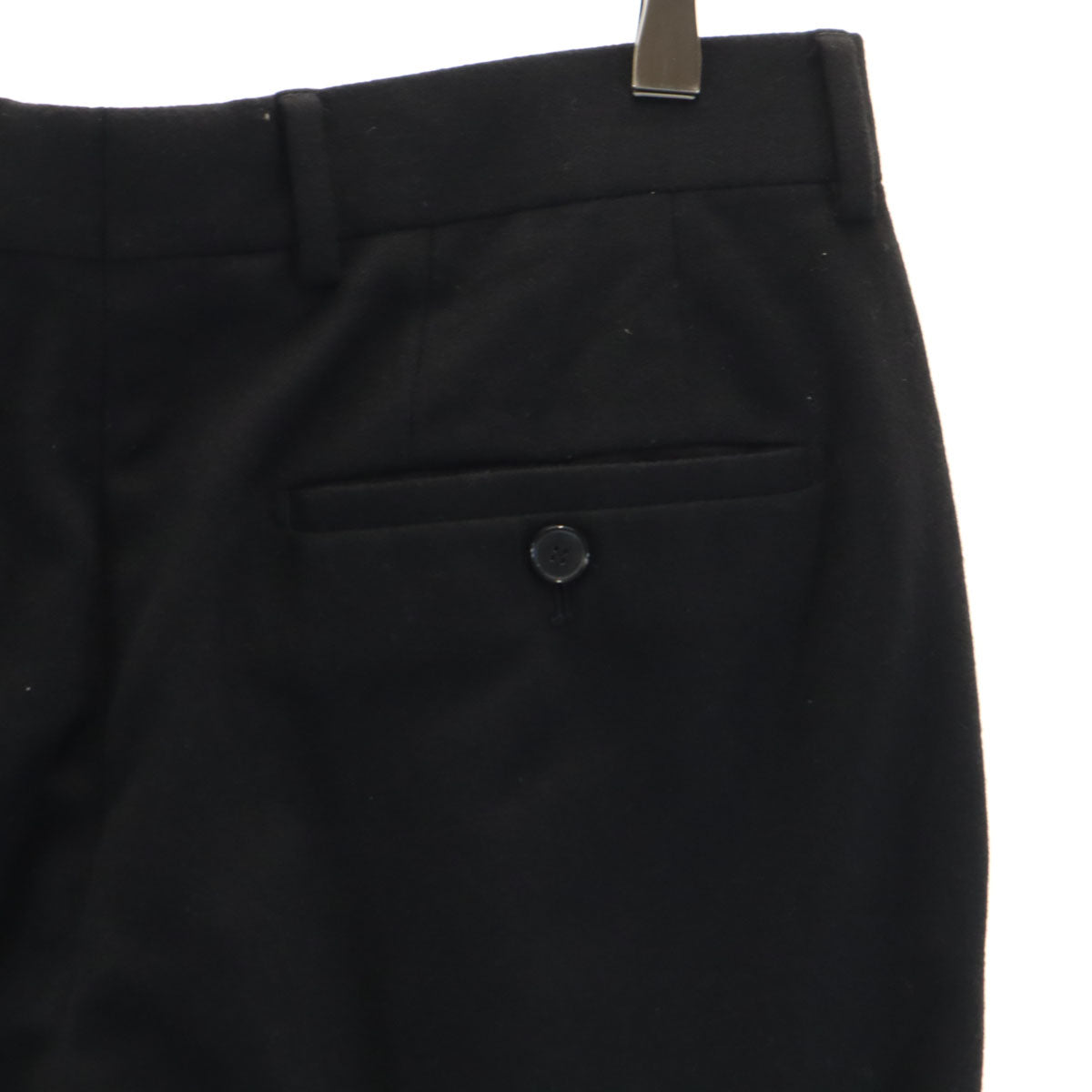 BOSS HUGO BOSS ボスヒューゴボス カシミヤ100% ロングパンツ 94 ブラック メンズ