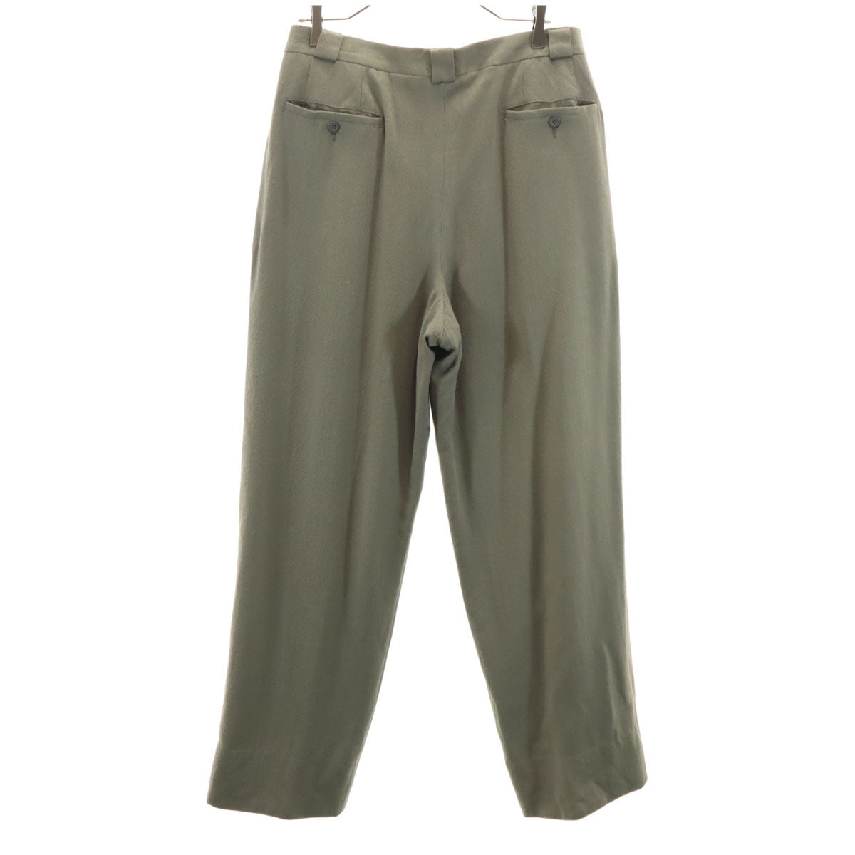 GIORGIO ARMANI ジョルジオアルマーニ 90s イタリア製 オールド ロングパンツ 48 グレージュ系 メンズ