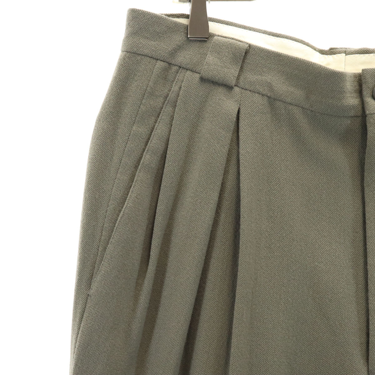 GIORGIO ARMANI ジョルジオアルマーニ 90s イタリア製 オールド ロングパンツ 48 グレージュ系 メンズ