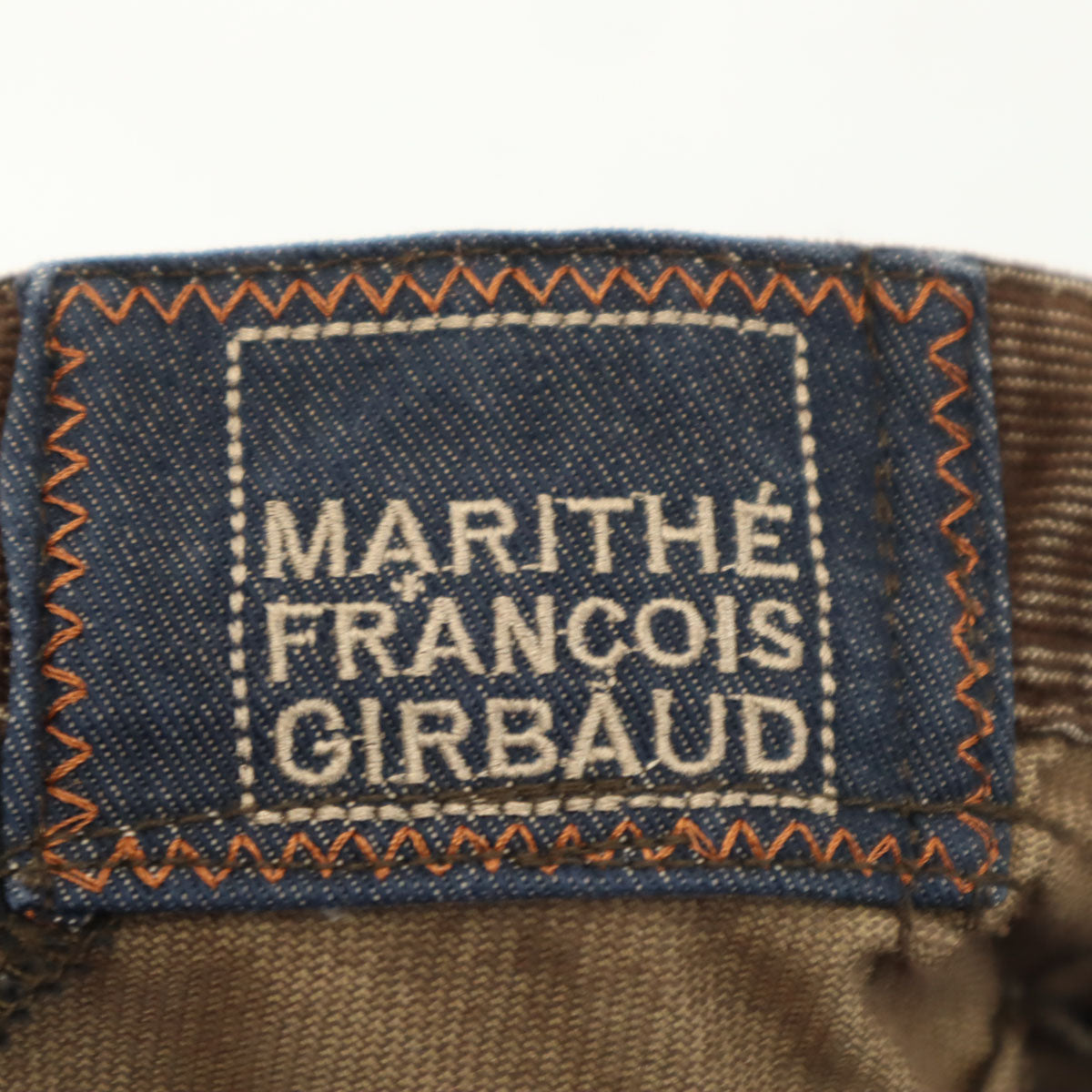 MARITHE + FRANCOIS GIRBAUD マリテフランソワジルボー ロングパンツ 82 ブラウン メンズ