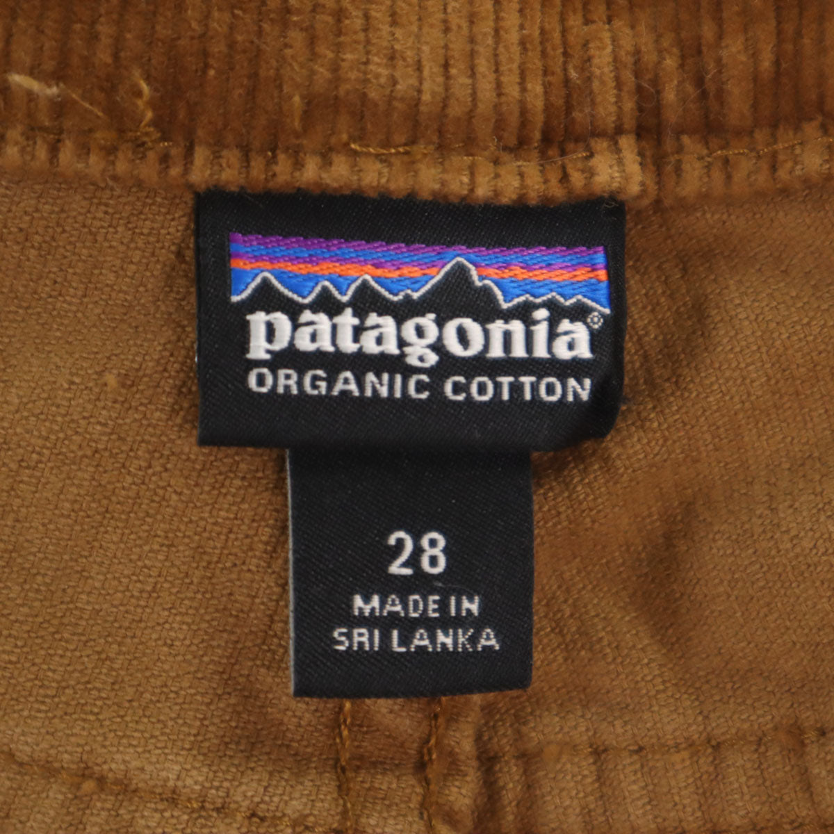 patagonia パタゴニア コーデュロイパンツ W28 キャメル 55055FA15 アウトドア レディース
