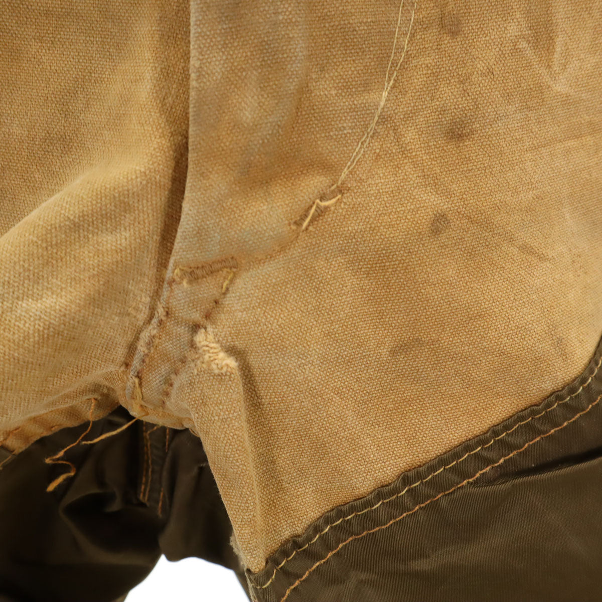 SAFTBAK サフトバック 70s ヴィンテージ ハンティング パンツ キャメル ダック メンズ