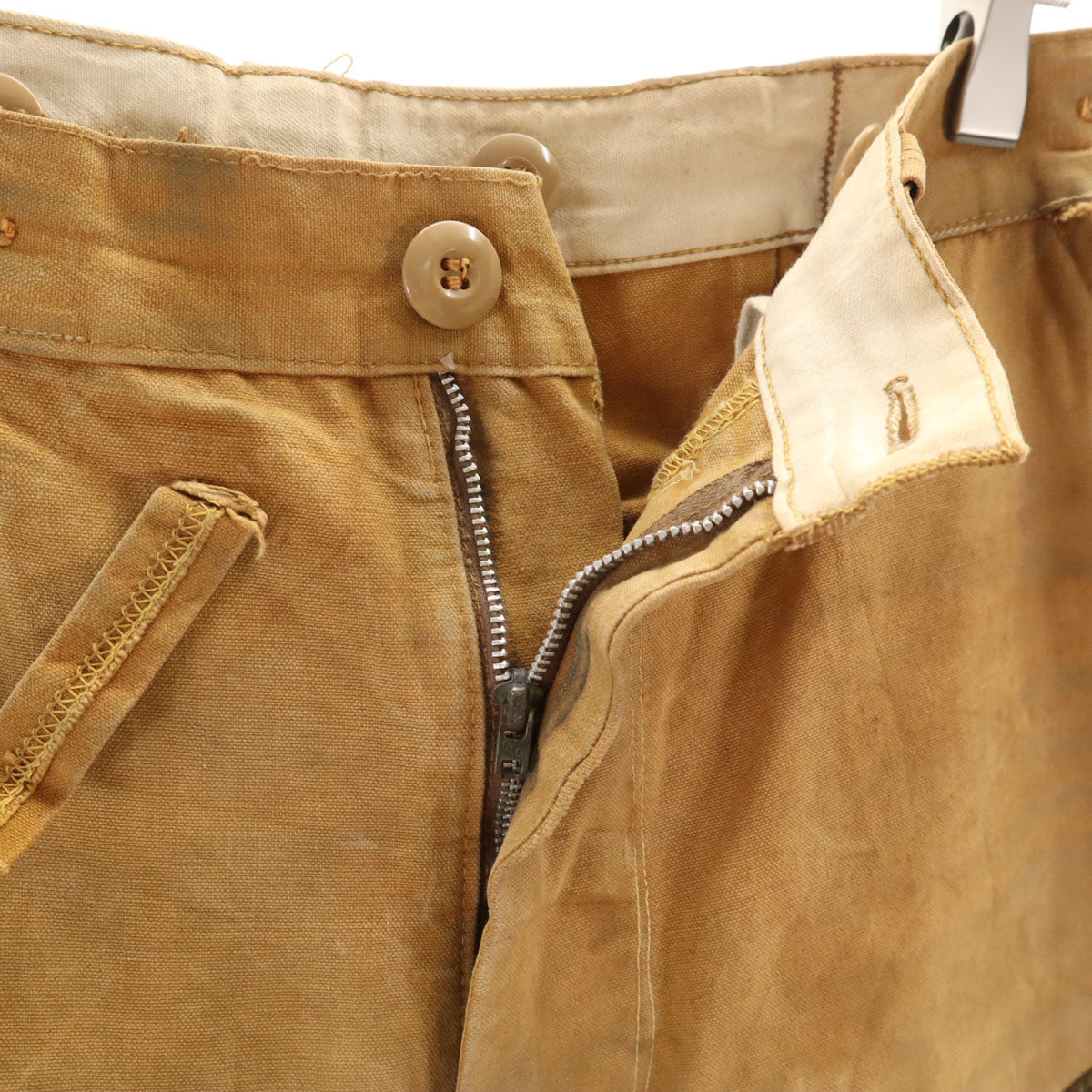 SAFTBAK サフトバック 70s ヴィンテージ ハンティング パンツ キャメル ダック メンズ