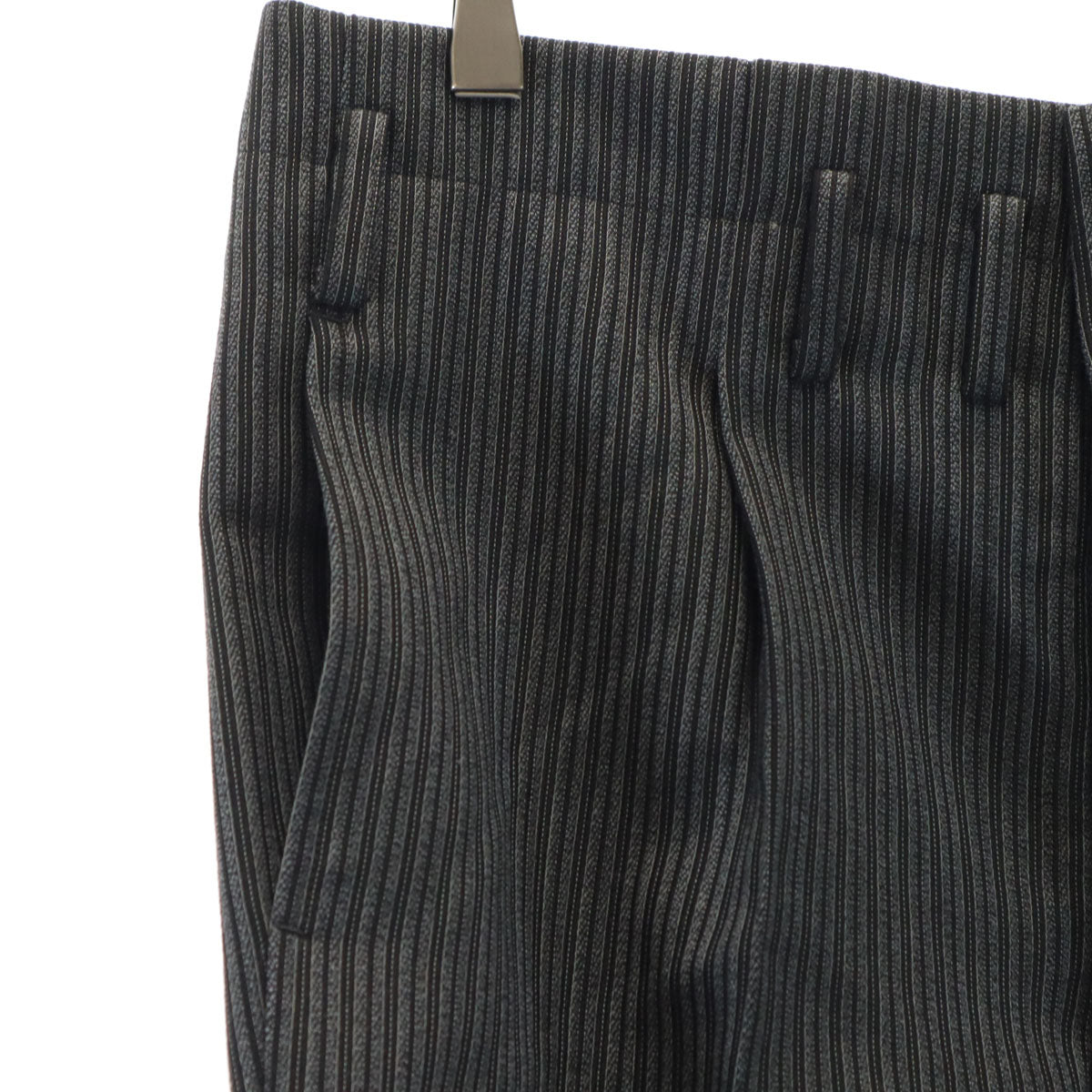 KATAOKA KEORI カタオカケオリ 50s 60s ヴィンテージ ジャパンヴィンテージ ストライプ柄 スラックスパンツ グレー系 メンズ