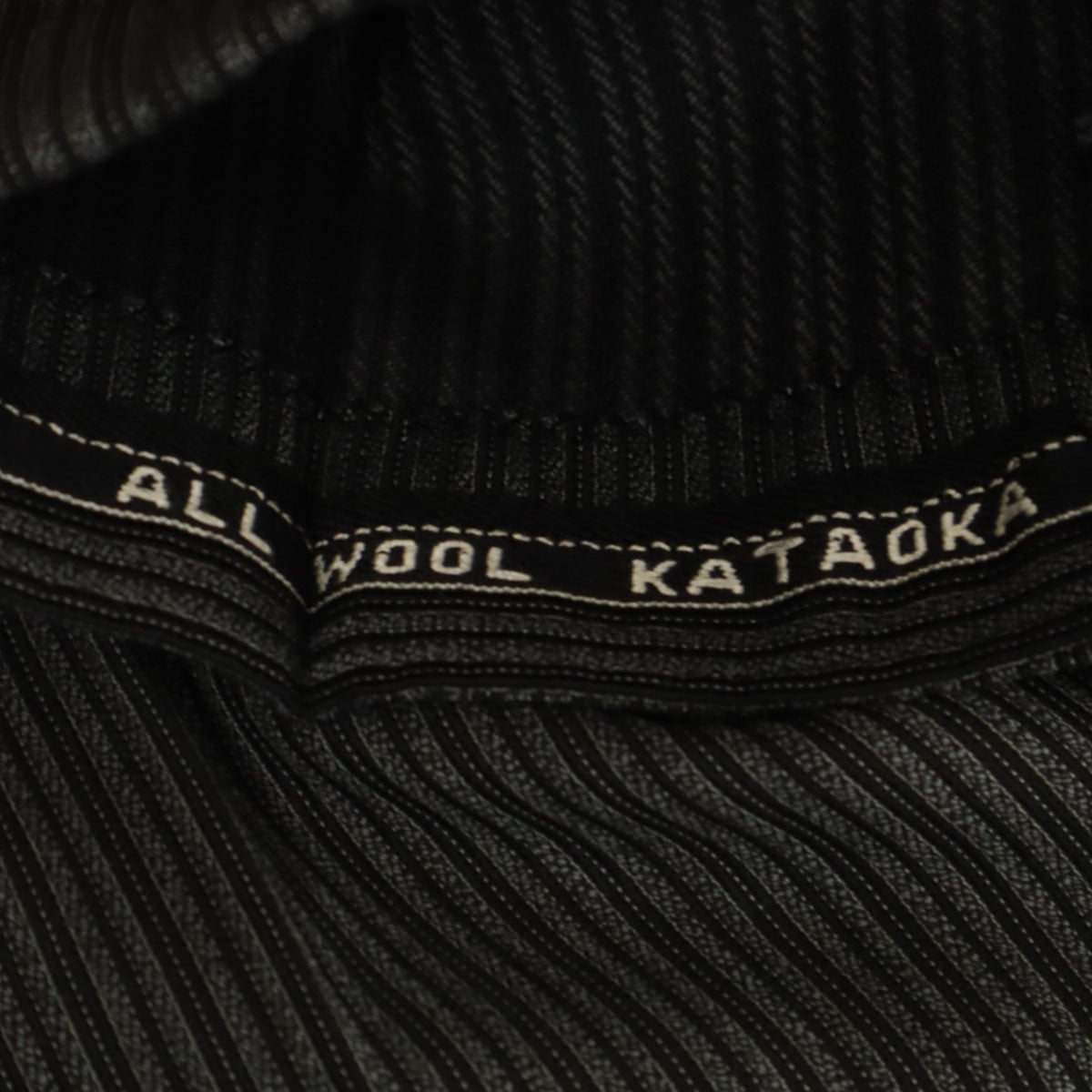 KATAOKA KEORI カタオカケオリ 50s 60s ヴィンテージ ジャパンヴィンテージ ストライプ柄 スラックスパンツ グレー系 メンズ