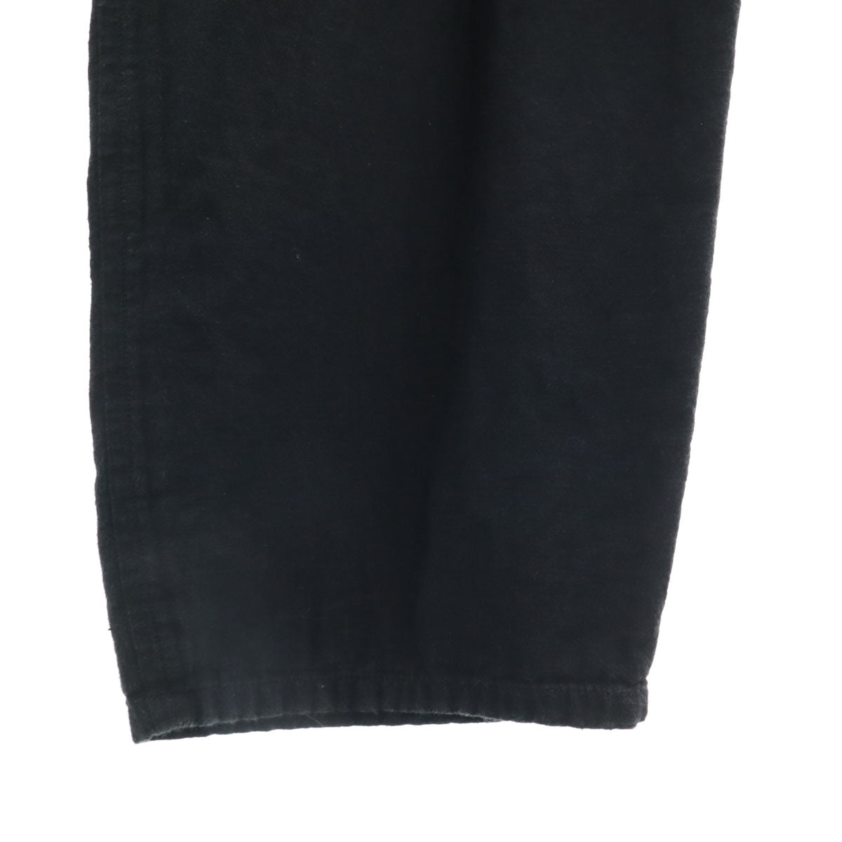 COMOLI コモリ 日本製 ベタシャン テーパードパンツ 1 黒 メンズ