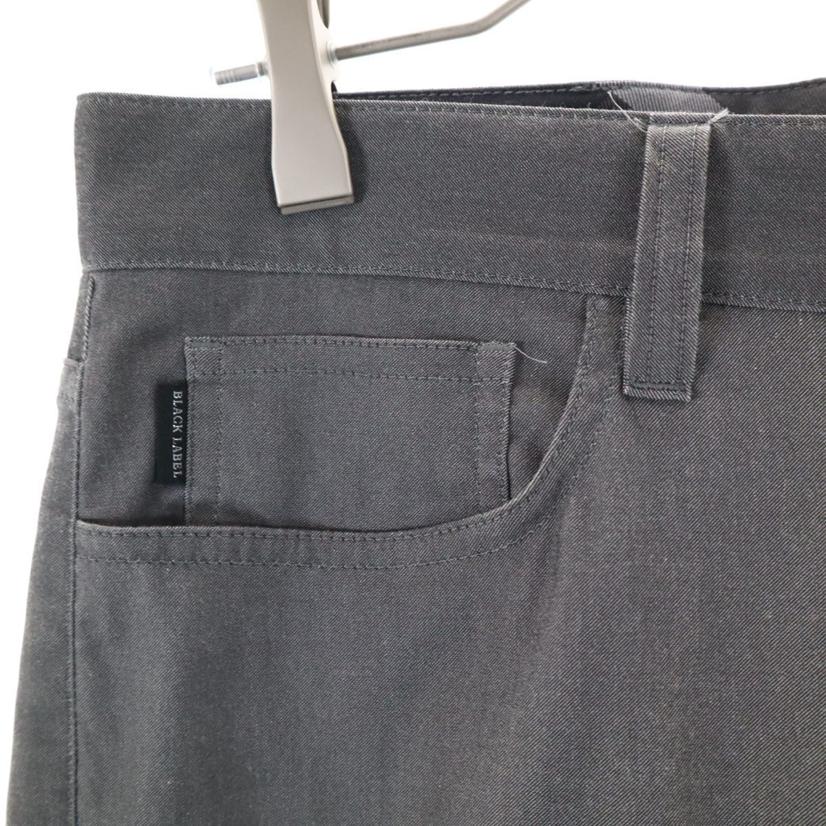 BLACK LABEL CRESTBRIDGE ブラックレーベルクレストブリッジ パンツ M グレー 三陽商会 ストレッチ メンズ