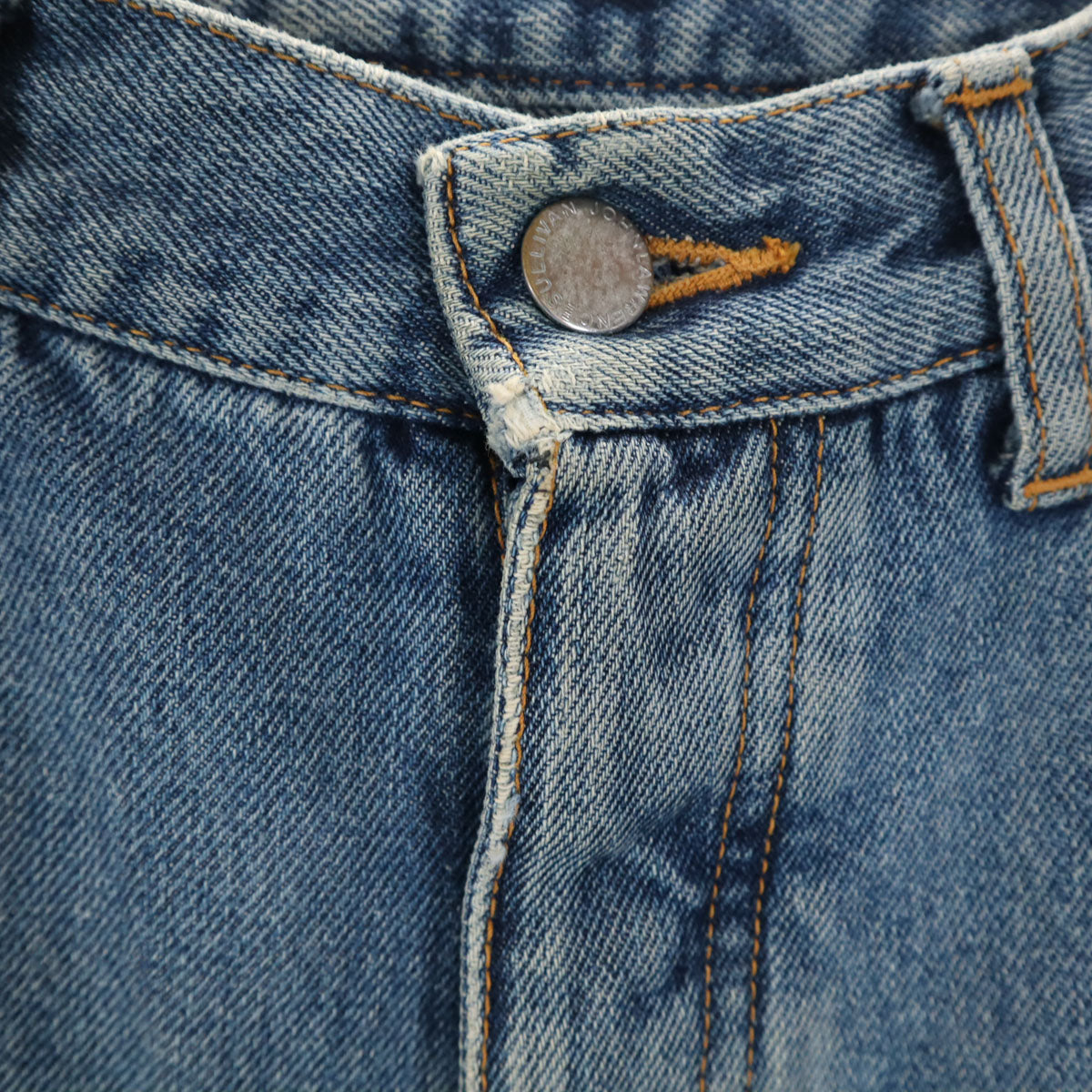 JOHN LAWRENCE SULLIVAN ジョンローレンスサリバン 日本製 デニムパンツ S ジーンズ ボタンフライ レディース