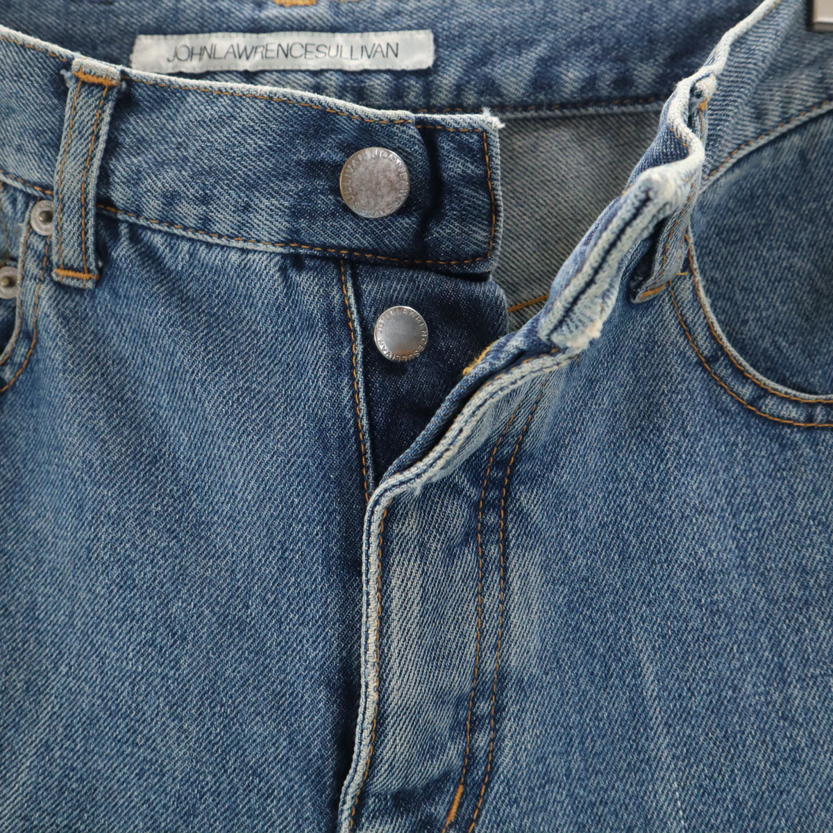 JOHN LAWRENCE SULLIVAN ジョンローレンスサリバン 日本製 デニムパンツ S ジーンズ ボタンフライ レディース