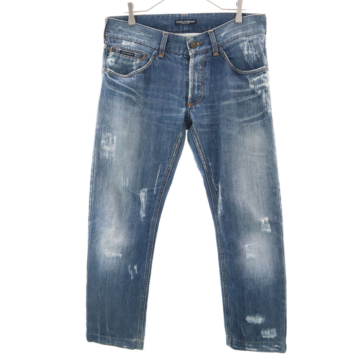 DOLCE&GABBANA ドルチェアンドガッバーナ イタリア製 デニムパンツ 48 ジーンズ ボタンフライ メンズ