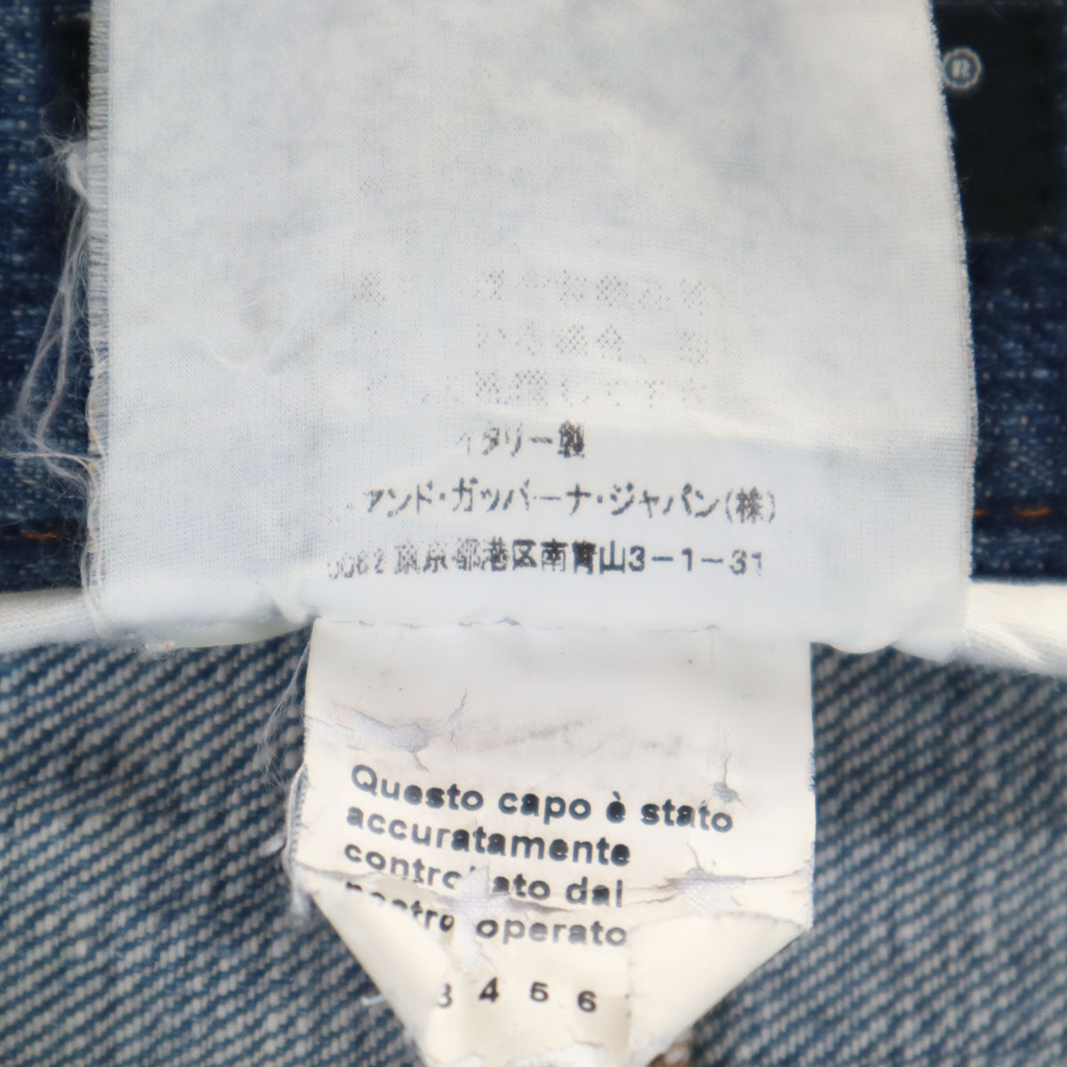 DOLCE&GABBANA ドルチェアンドガッバーナ イタリア製 デニムパンツ 48 ジーンズ ボタンフライ メンズ