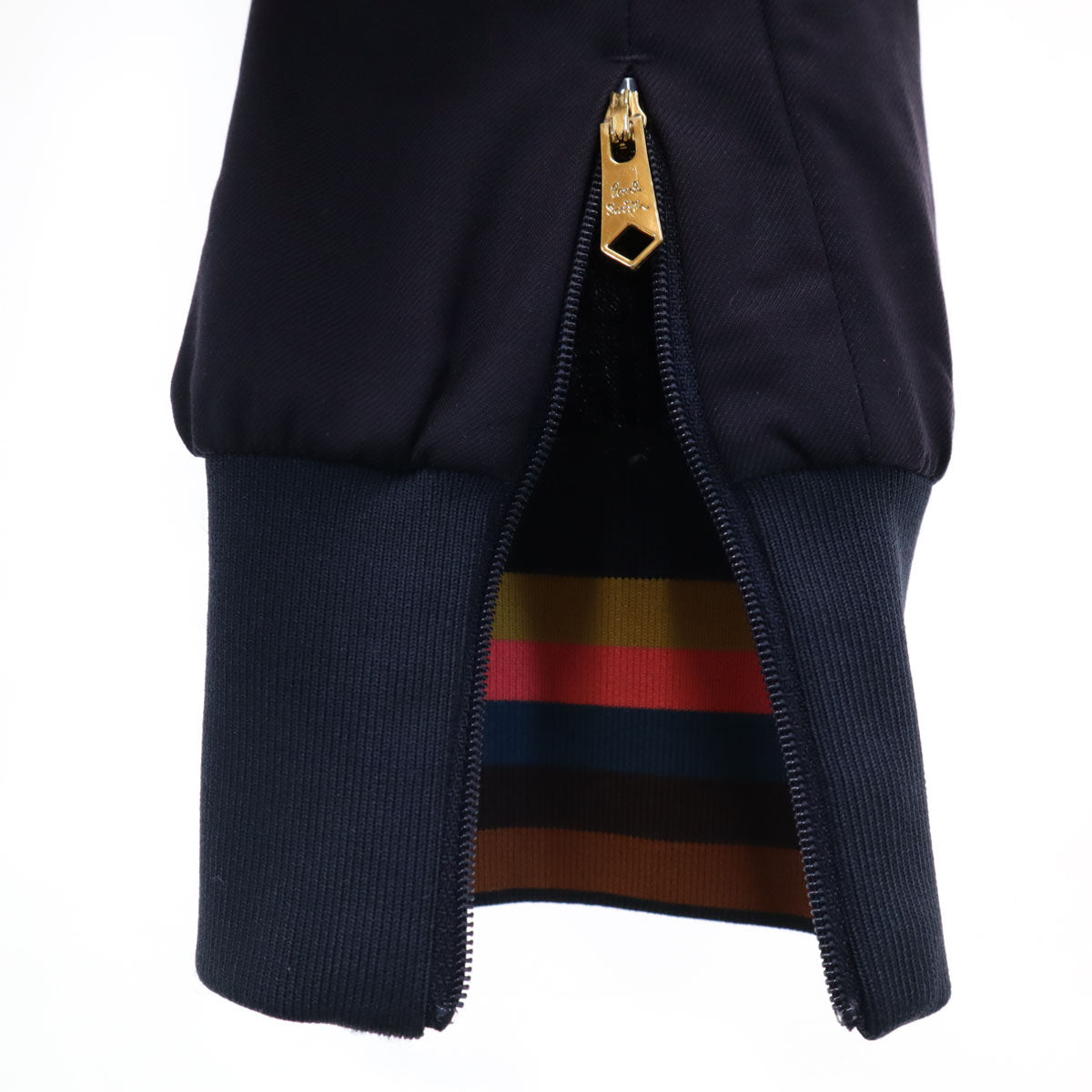 Paul Smith ポールスミス イージー ジョガーパンツ S ネイビー 裾ジップ メンズ