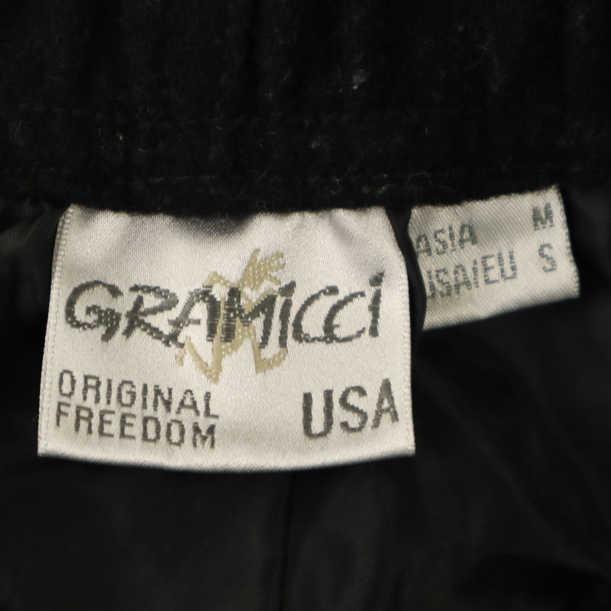 Gramicci グラミチ アウトドア ウールブレンド タック クライミングパンツ M ブラック系 メンズ