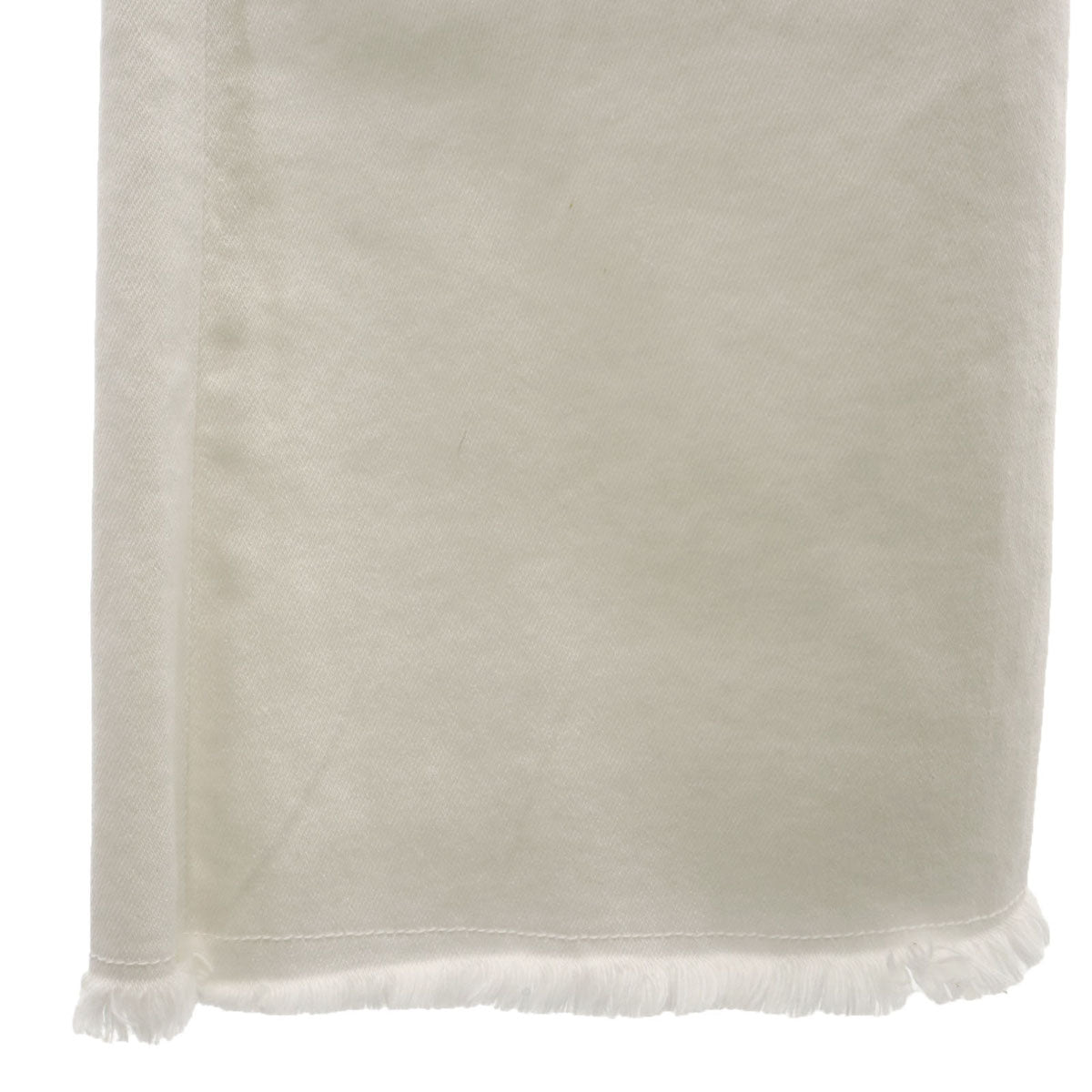 ETRO エトロ イタリア製 パンツ W28 白 ストレッチ フリンジ レディース