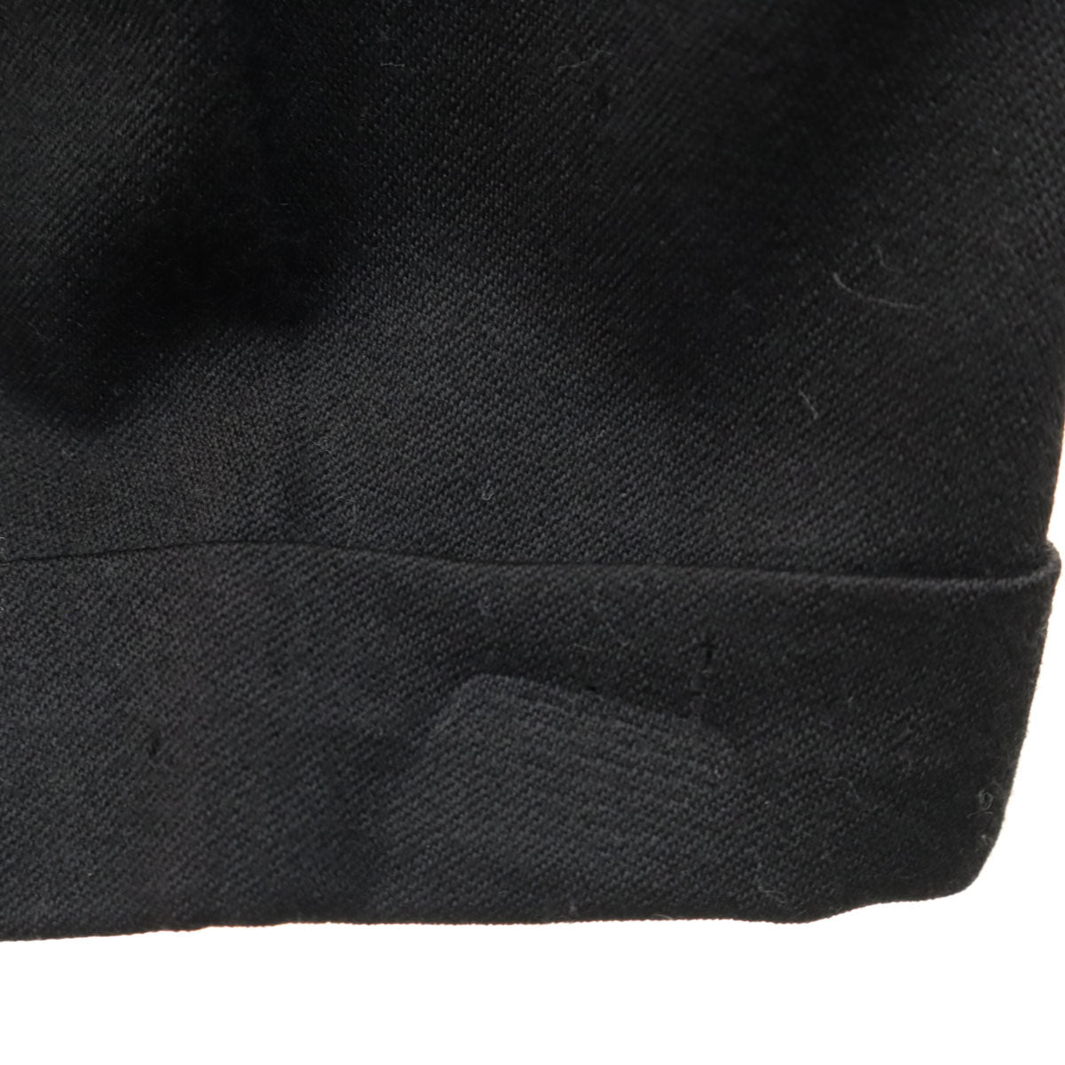 COMME des GARCONS HOMME コムデギャルソンオム 90s 1991年 日本製 ウール オールド 2タック スラックスパンツ S 黒 メンズ