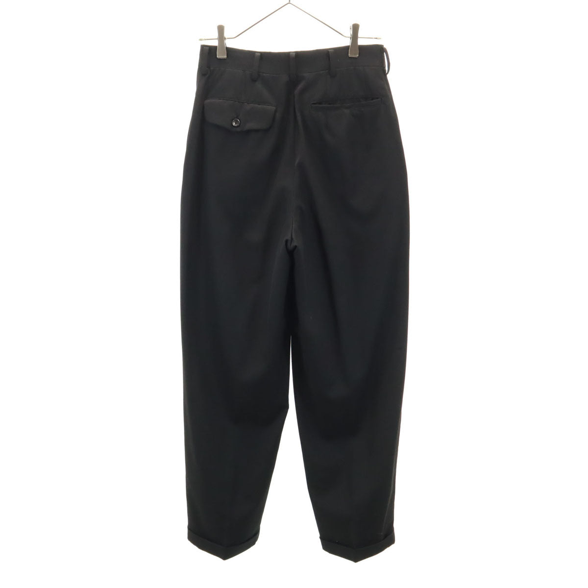 COMME des GARCONS HOMME コムデギャルソンオム 90s 1999年 日本製 ウール オールド 2タック スラックスパンツ S 黒 メンズ
