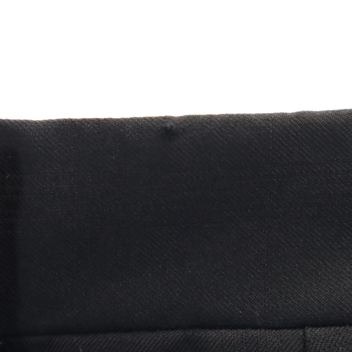 BURBERRY バーバリー 日本製 ウール チェック柄 2タック スラックスパンツ 黒 メンズ