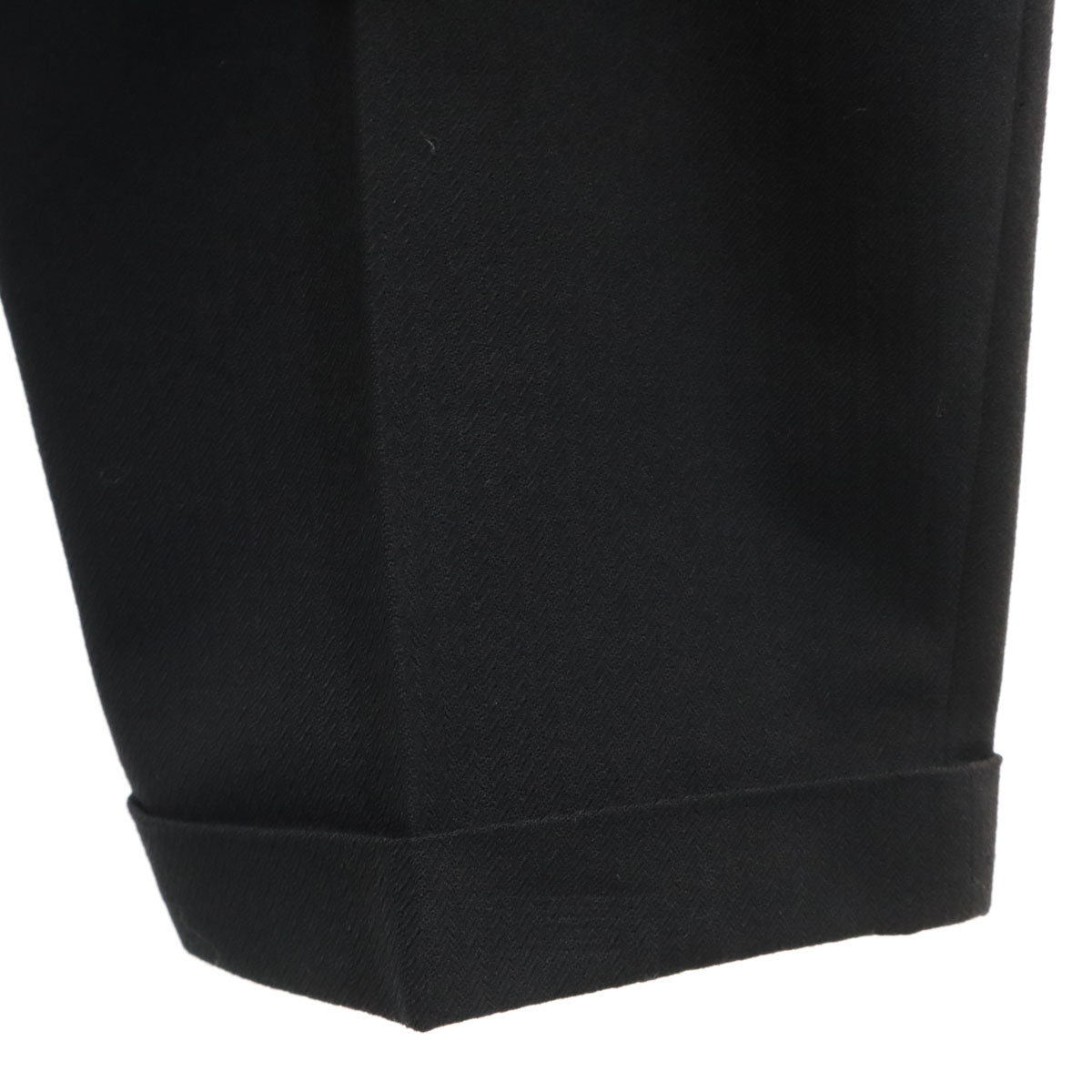 COMME des GARCONS HOMME コムデギャルソンオム 90s 1993年 日本製 ウール オールド 2タック スラックスパンツ S 黒 メンズ