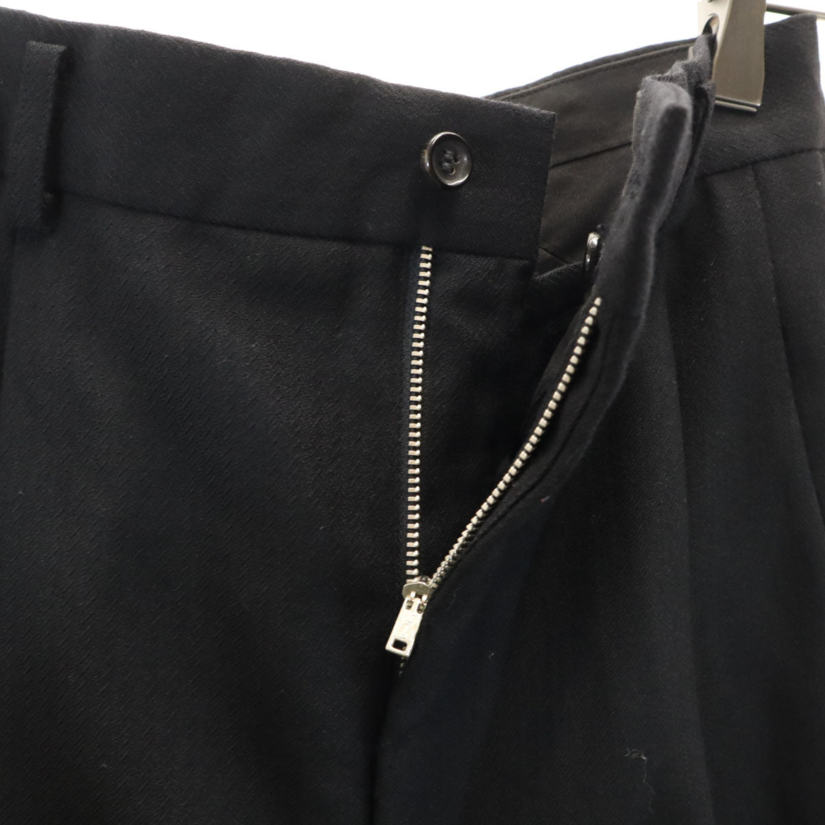 COMME des GARCONS HOMME コムデギャルソンオム 90s 1993年 日本製 ウール オールド 2タック スラックスパンツ S 黒 メンズ