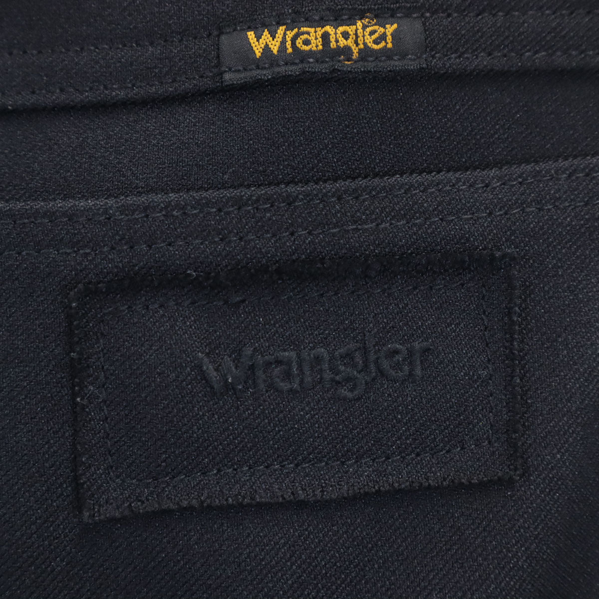 Wrangler ラングラー ミスターハリウッド ストレートパンツ W36 ブラック レディース