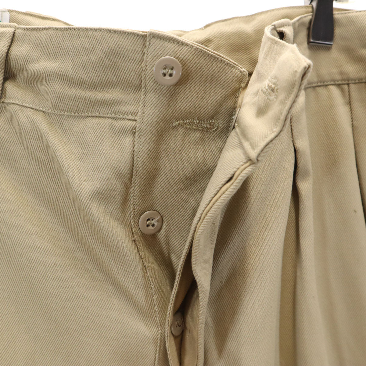 FRENCH ARMY フランス軍 50s 60s ヴィンテージ M52 ミリタリーパンツ M ベージュ メンズ