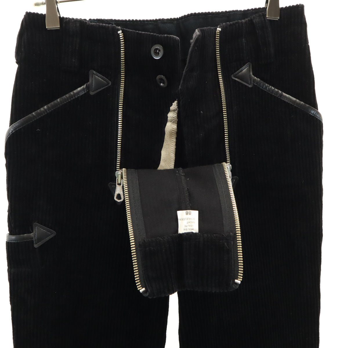 90s 00s オールド ロガー コーデュロイパンツ 88 ブラック メンズ