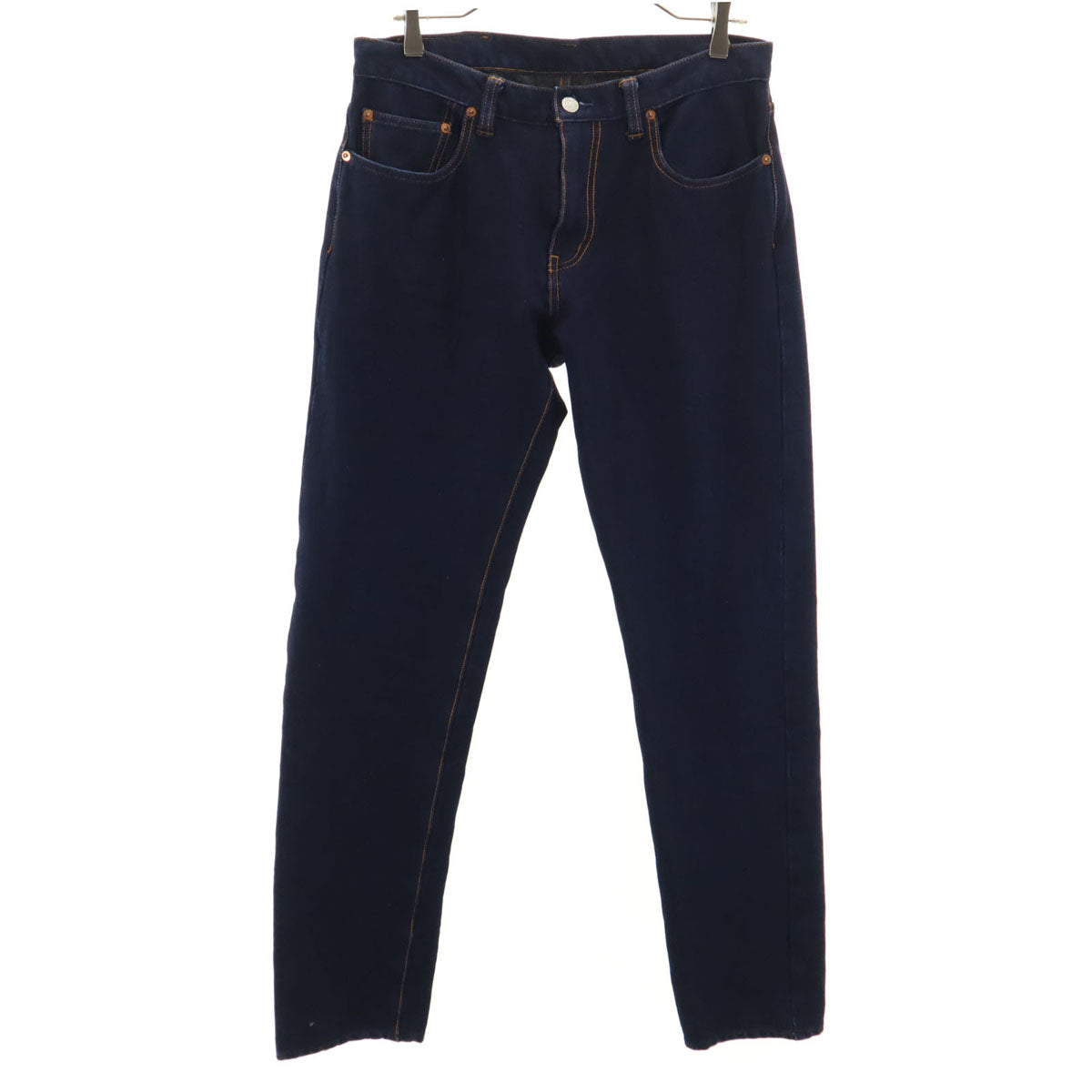 児島ジーンズ コジマジーンズ 日本製 デニムパンツ W34 ネイビー 裏起毛 ジーンズ メンズ