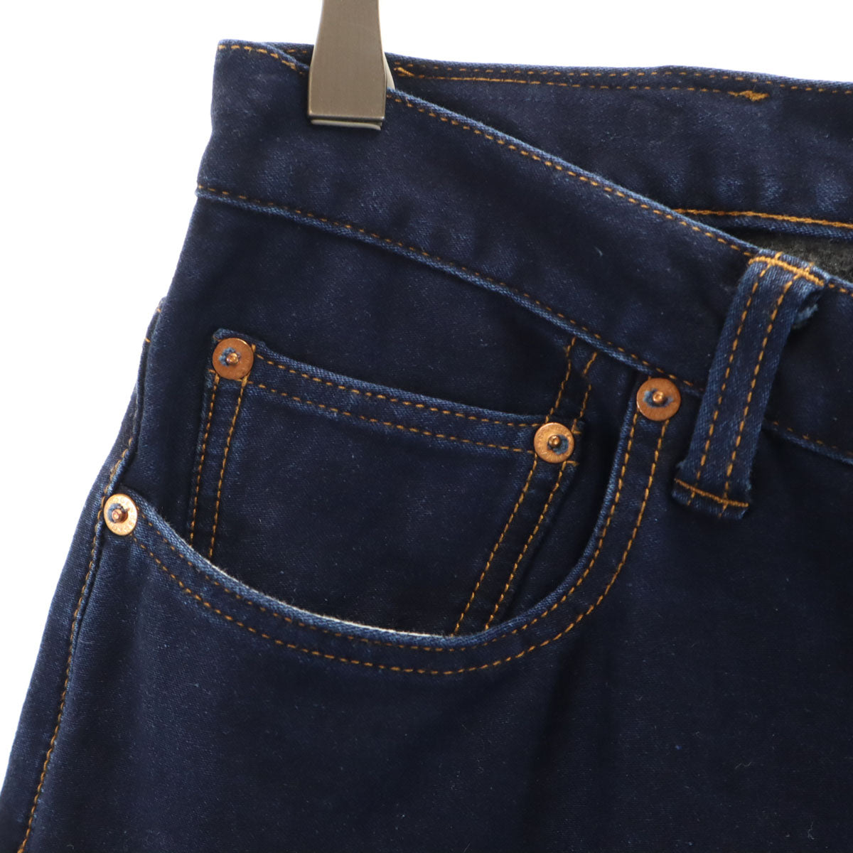 児島ジーンズ コジマジーンズ 日本製 デニムパンツ W34 ネイビー 裏起毛 ジーンズ メンズ