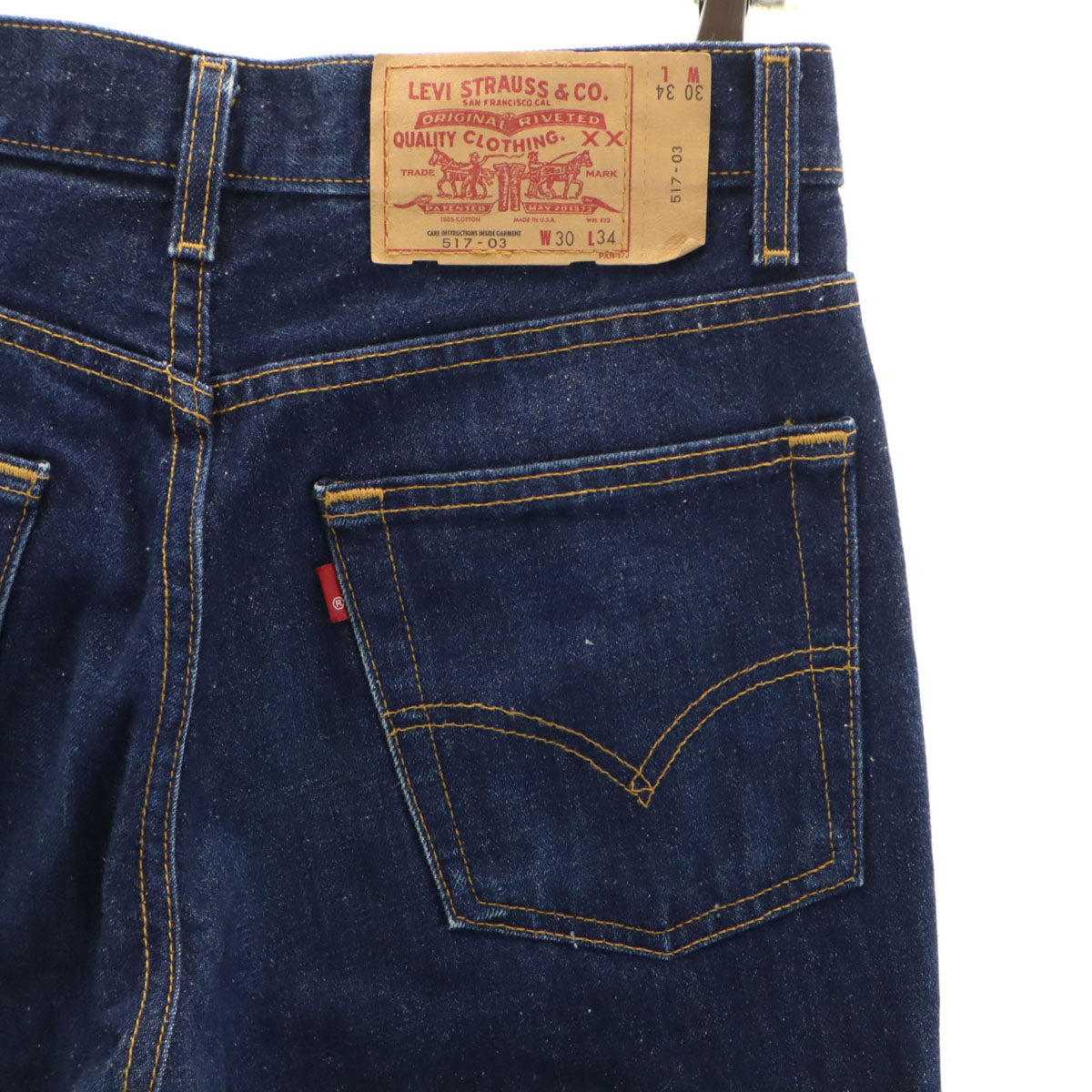 Levi's リーバイス 00s 2000年 USA製 517-03 デニムパンツ W30 ネイビー ジーンズ メンズ